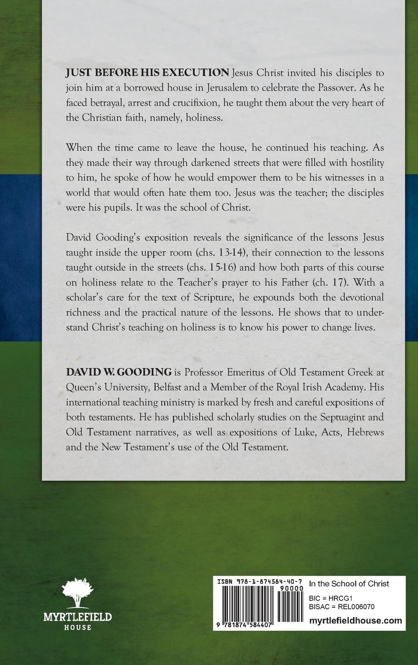 Rückseitencover In the School of Christ