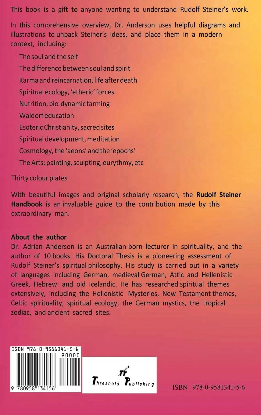Rückseitencover Rudolf Steiner Handbook