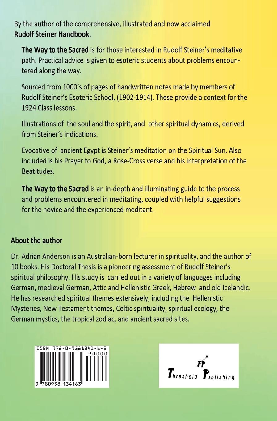 Rückseitencover The Way to the Sacred