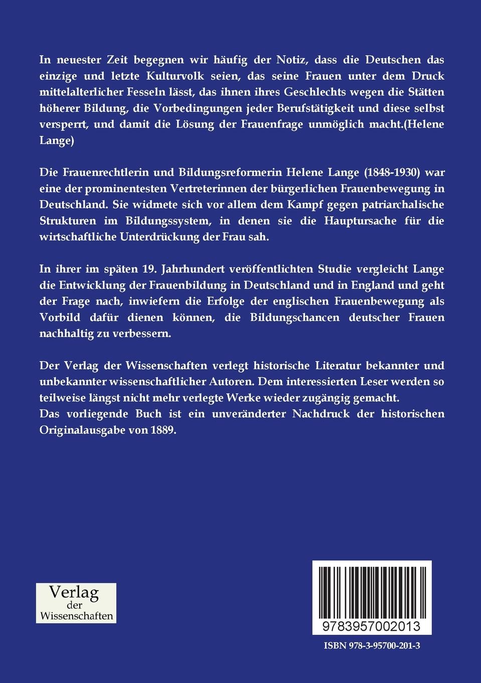 Rückseitencover Frauenbildung