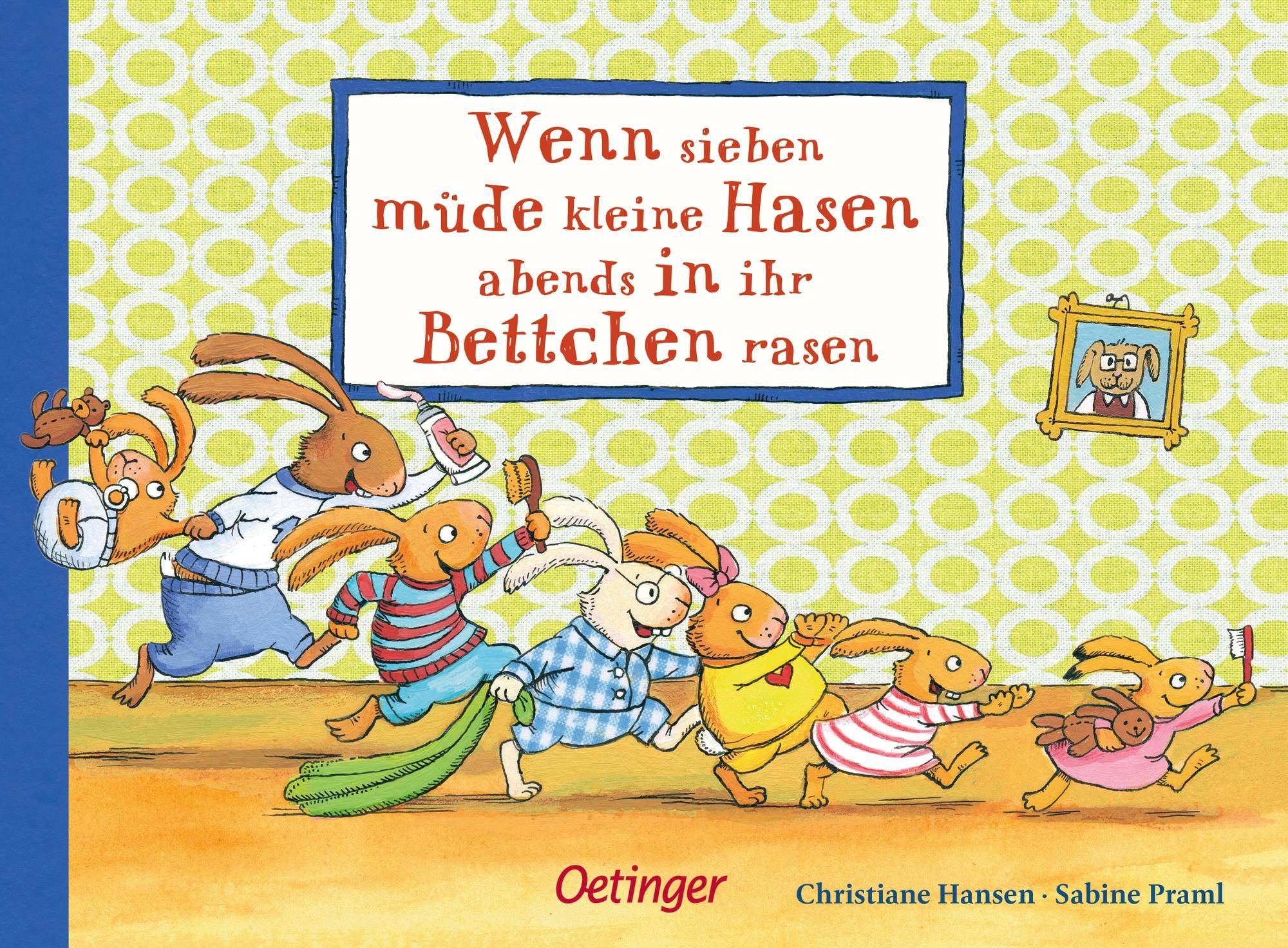 Vorderes Coverbild Wenn sieben müde kleine Hasen abends in ihr Bettchen rasen