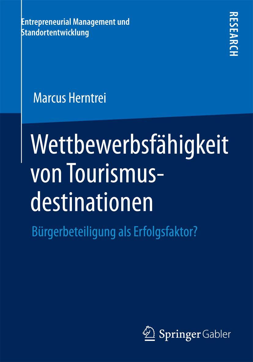 Vorderes Coverbild Wettbewerbsfähigkeit von Tourismusdestinationen