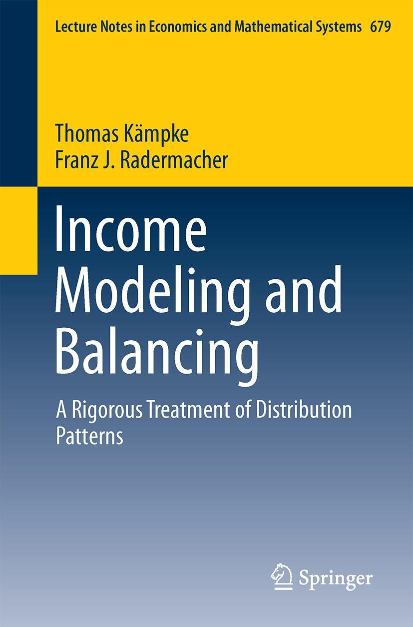 Vorderes Coverbild Income Modeling and Balancing