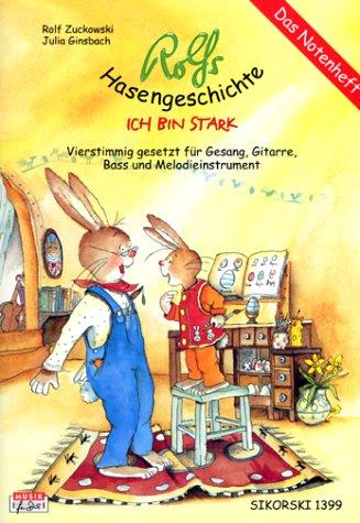 Vorderes Coverbild Rolfs Hasengeschichte. Notenheft
