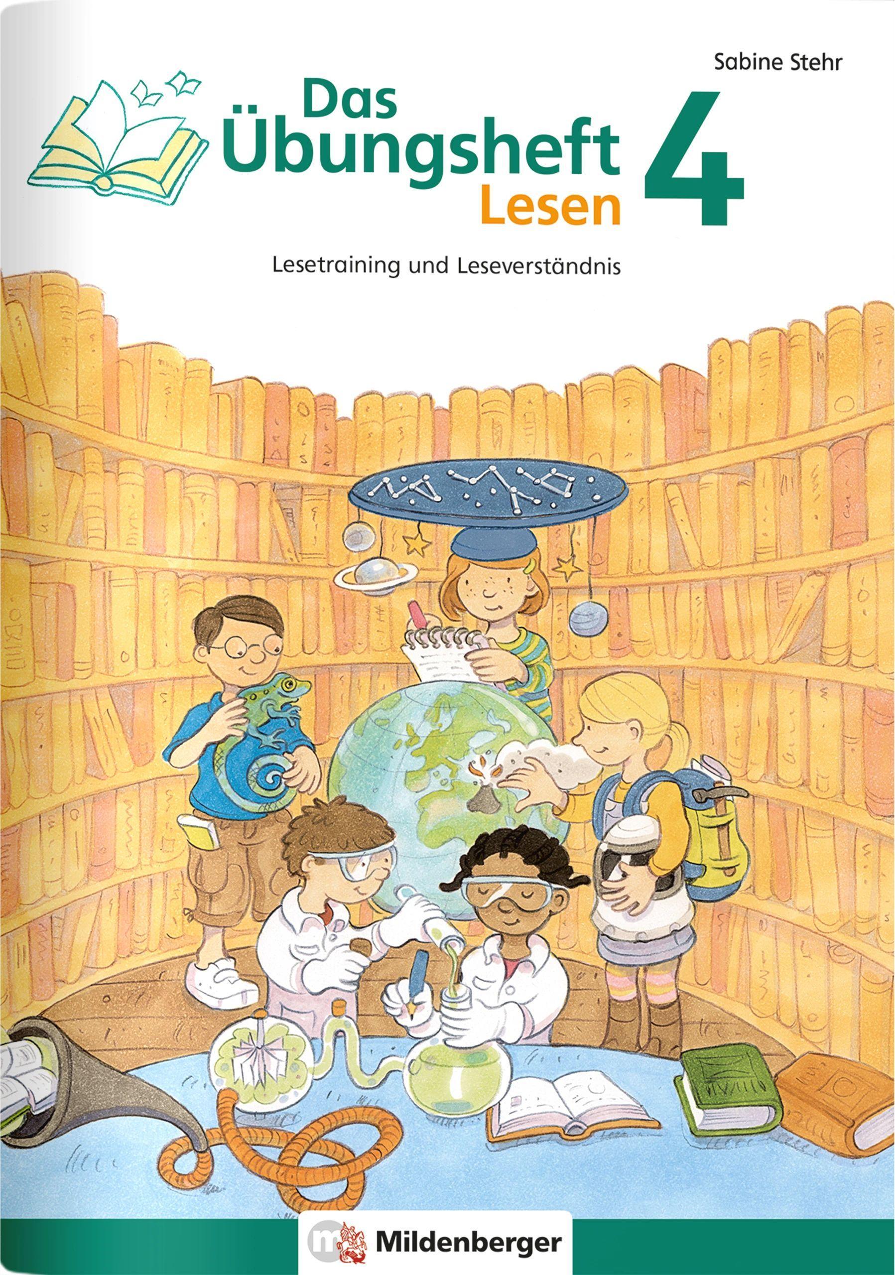 Vorderes Coverbild Das Übungsheft Lesen 4
