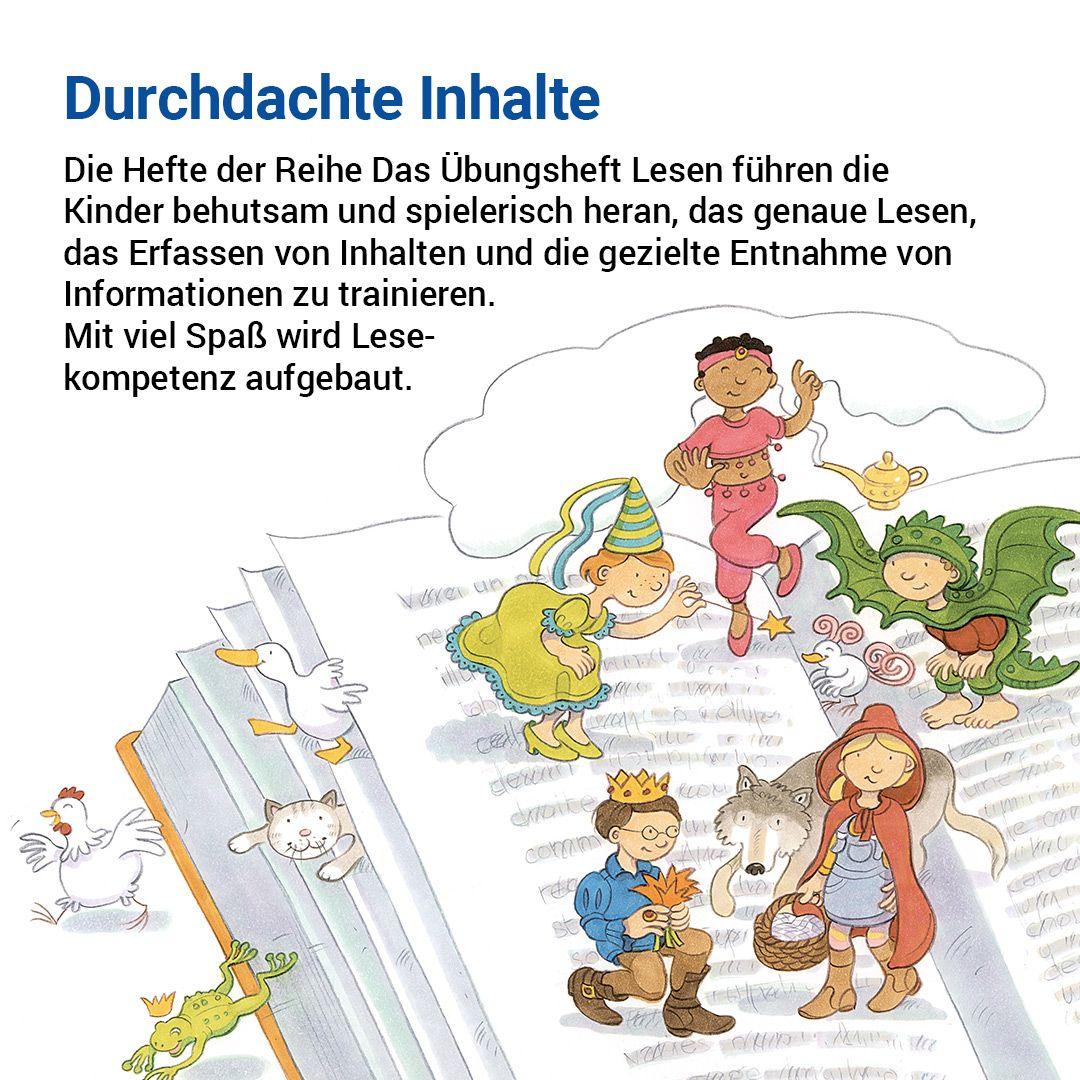 Beispielinhalt (Bild) Das Übungsheft Lesen 1