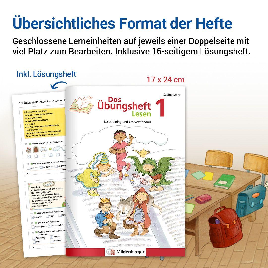 Beispielinhalt (Bild) Das Übungsheft Lesen 1