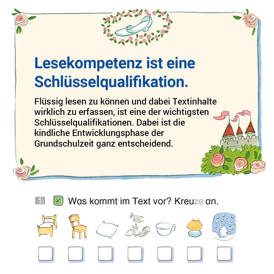 Beispielinhalt (Bild) Das Übungsheft Lesen 1