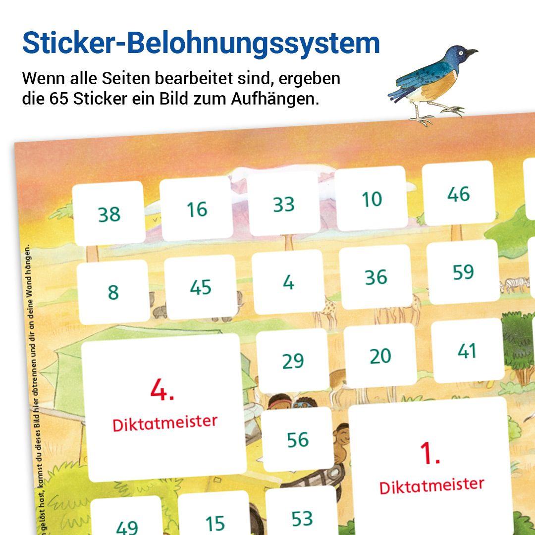 Beispielinhalt (Bild) Das Übungsheft Rechtschreiben 4