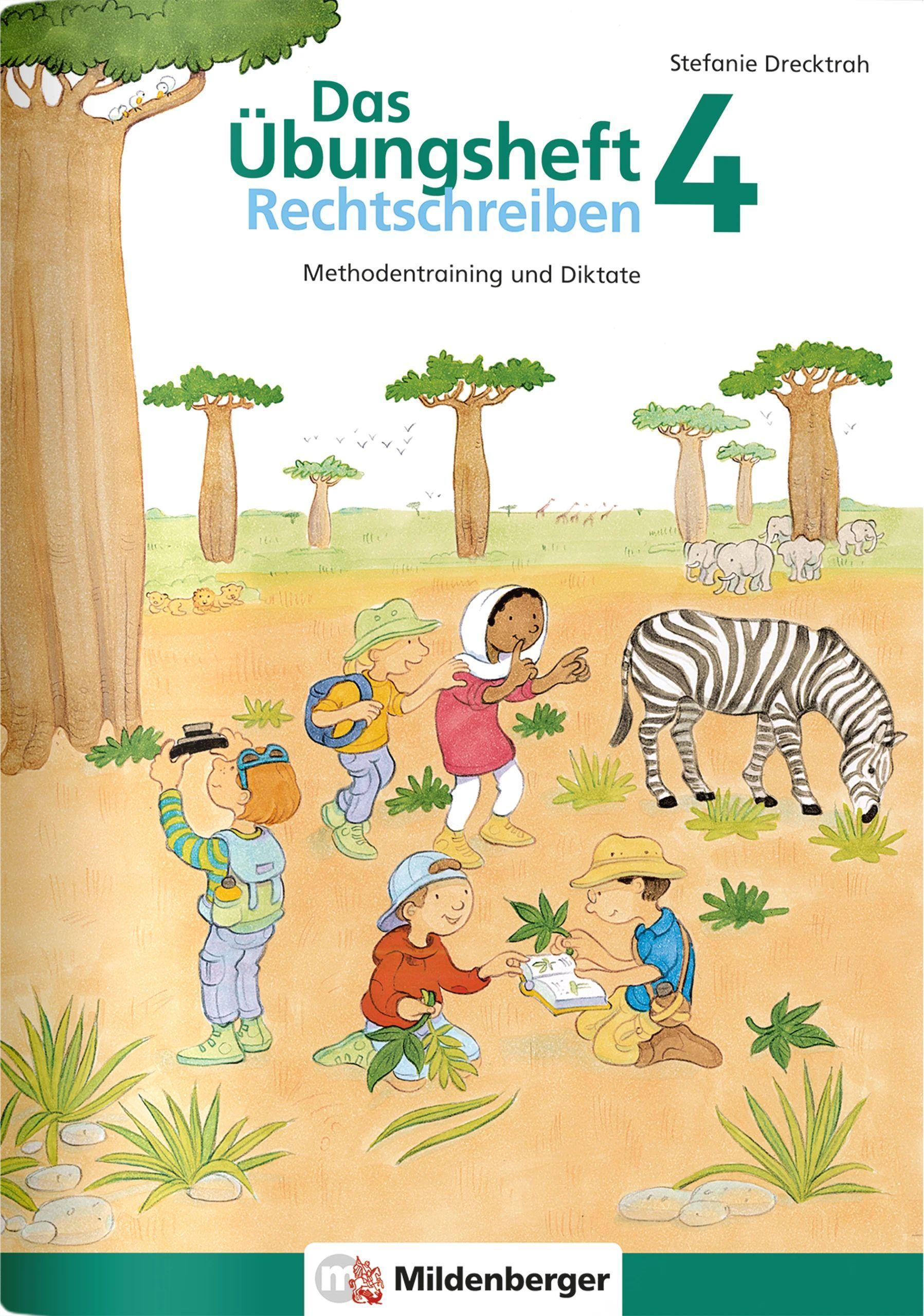 Vorderes Coverbild Das Übungsheft Rechtschreiben 4