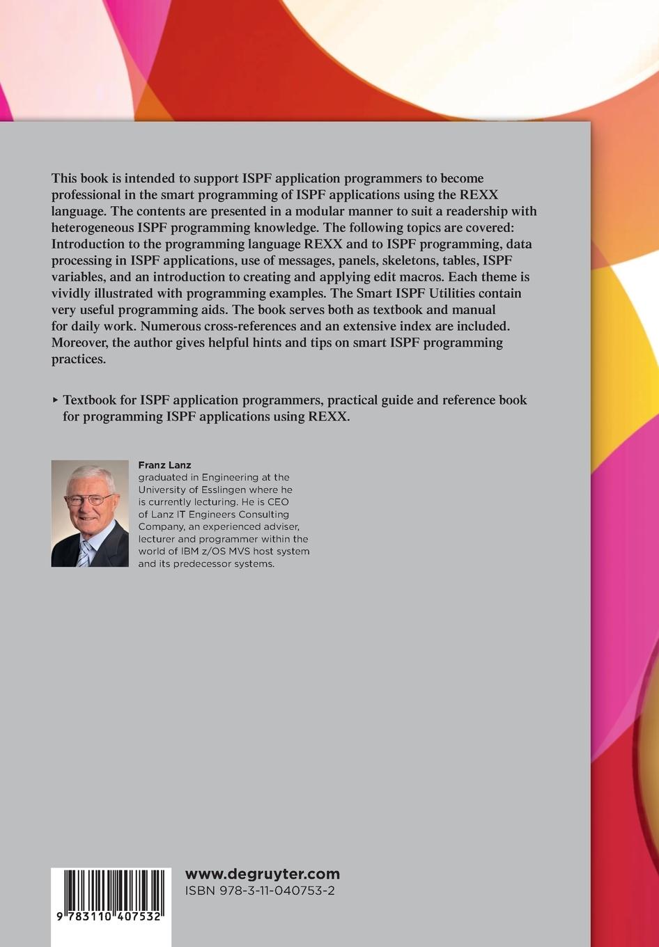 Rückseitencover ISPF Programmer's Guide