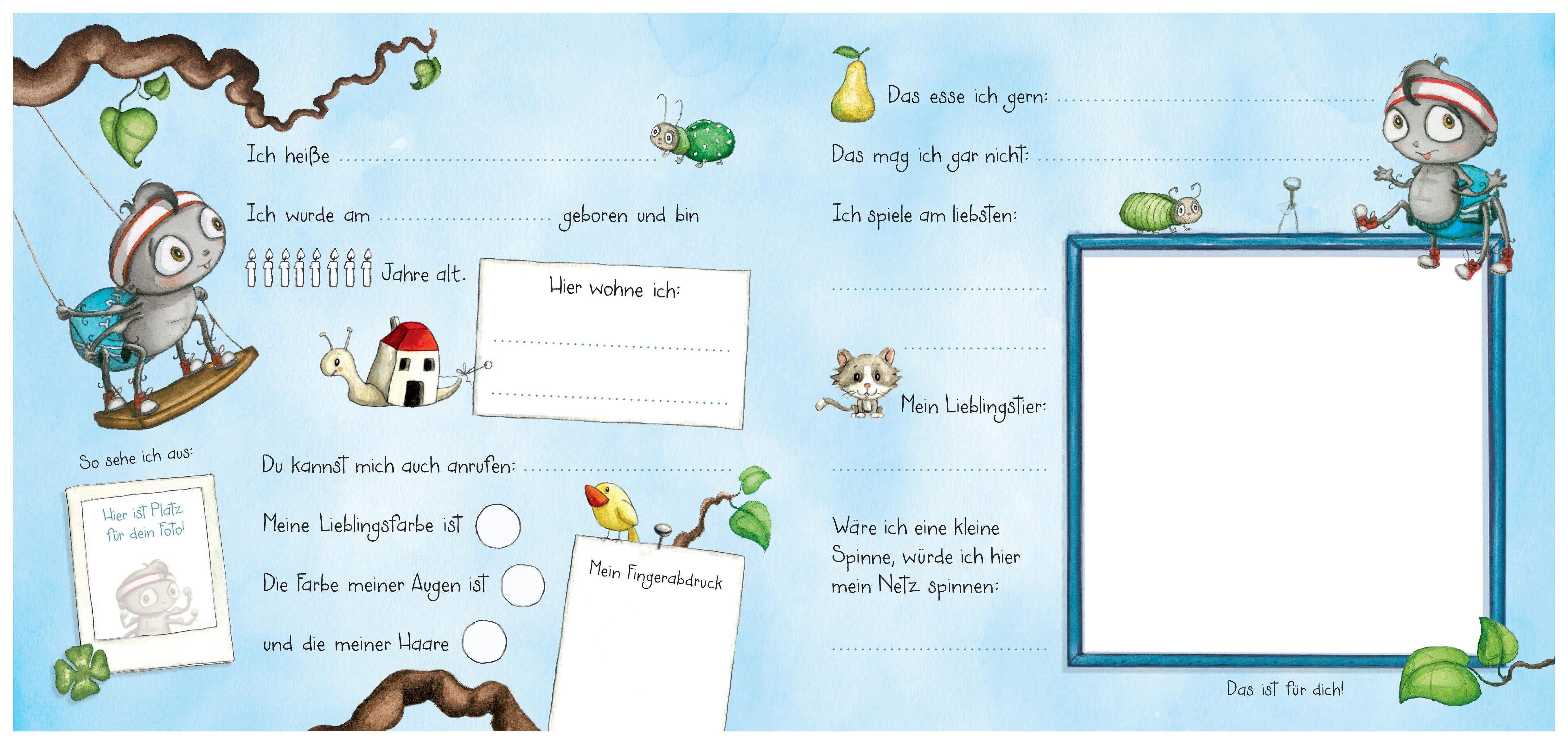 Beispielinhalt (Bild) Die kleine Spinne Widerlich - Meine Kindergartenfreunde