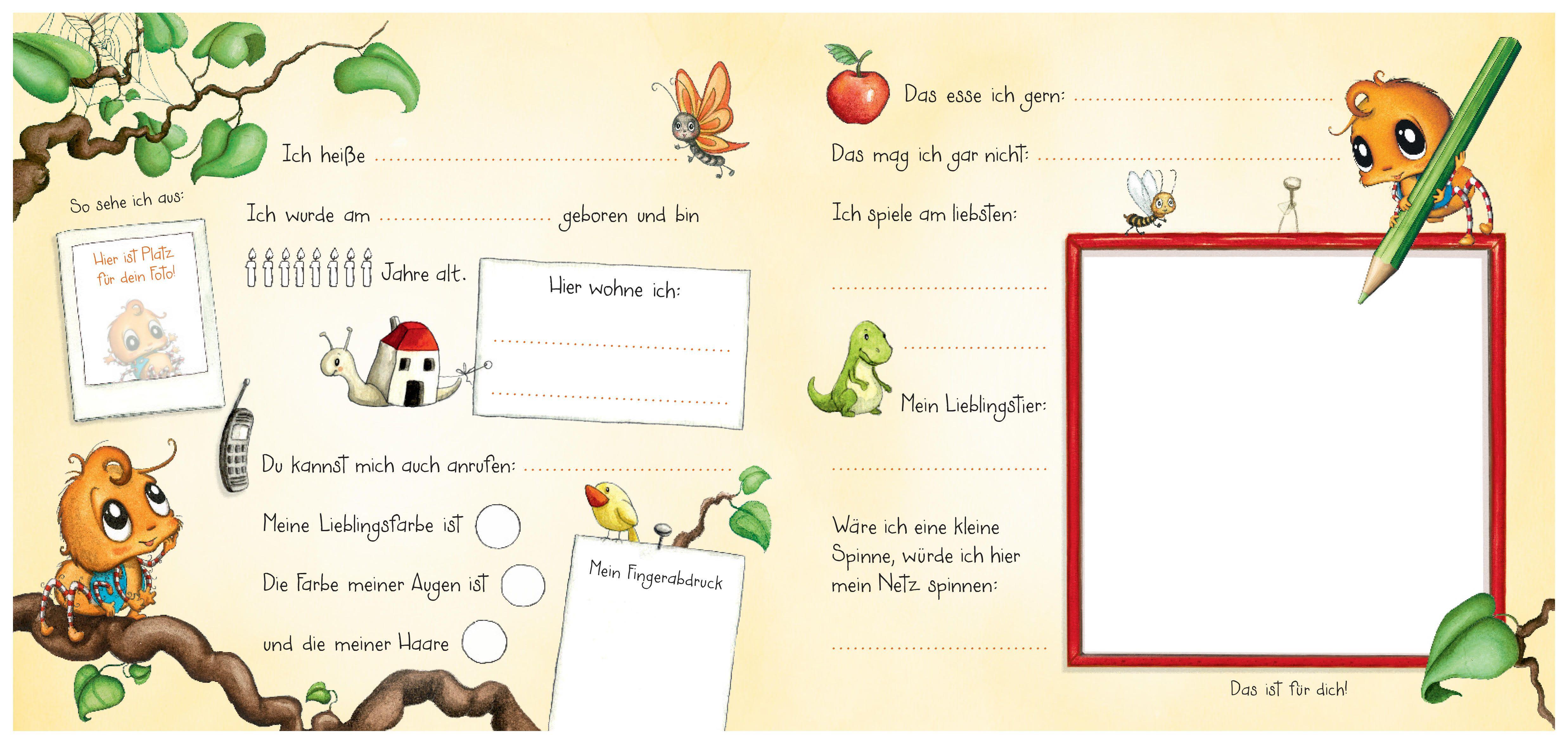 Beispielinhalt (Bild) Die kleine Spinne Widerlich - Meine Kindergartenfreunde