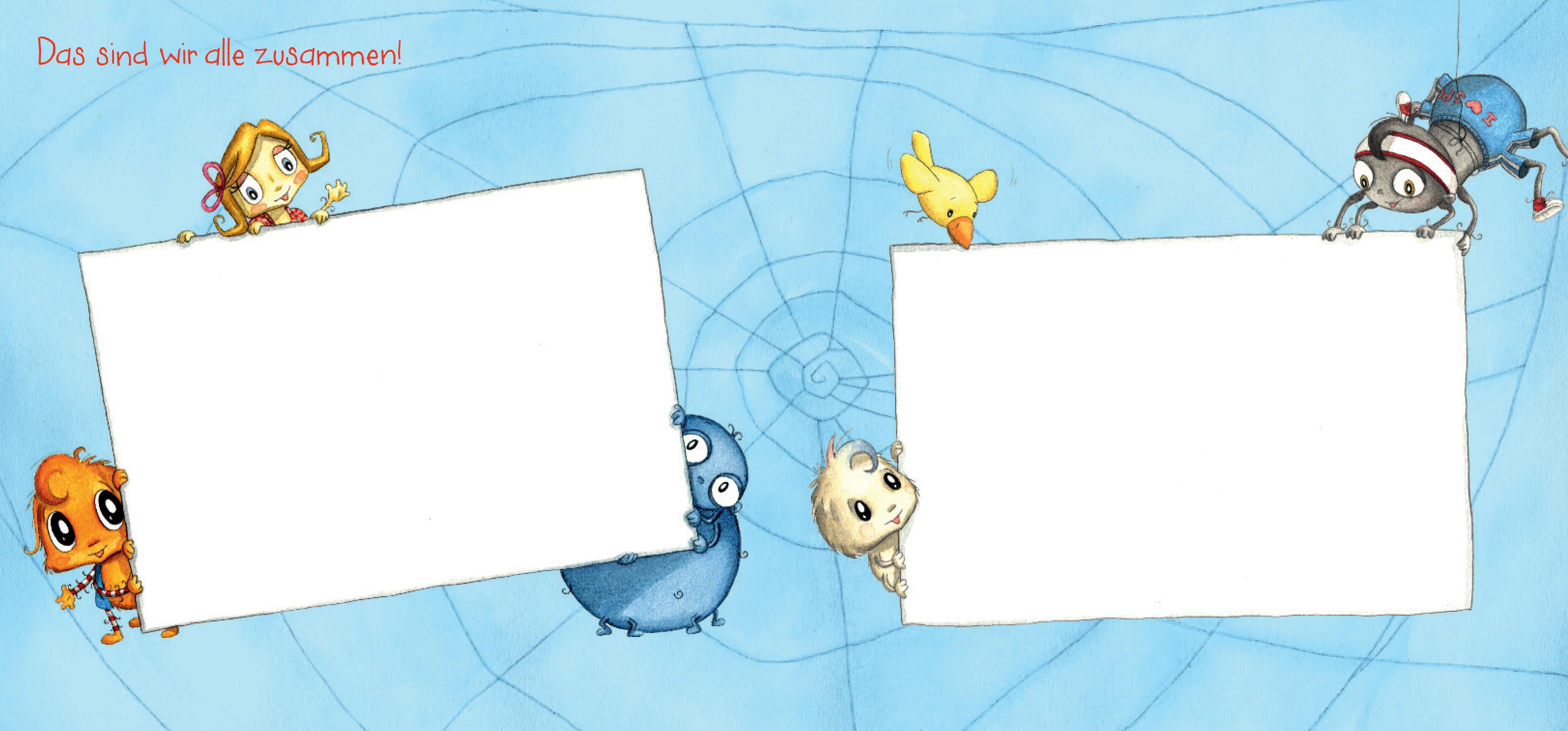 Beispielinhalt (Bild) Die kleine Spinne Widerlich - Meine Kindergartenfreunde