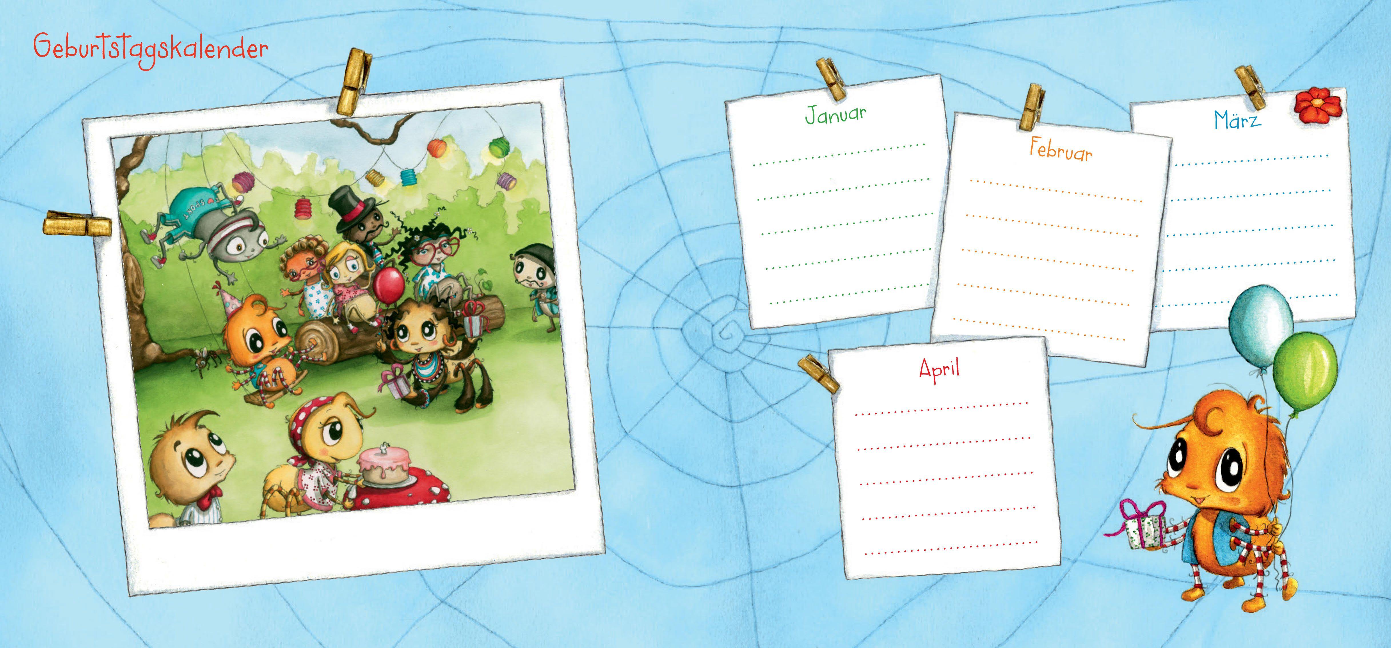 Beispielinhalt (Bild) Die kleine Spinne Widerlich - Meine Kindergartenfreunde