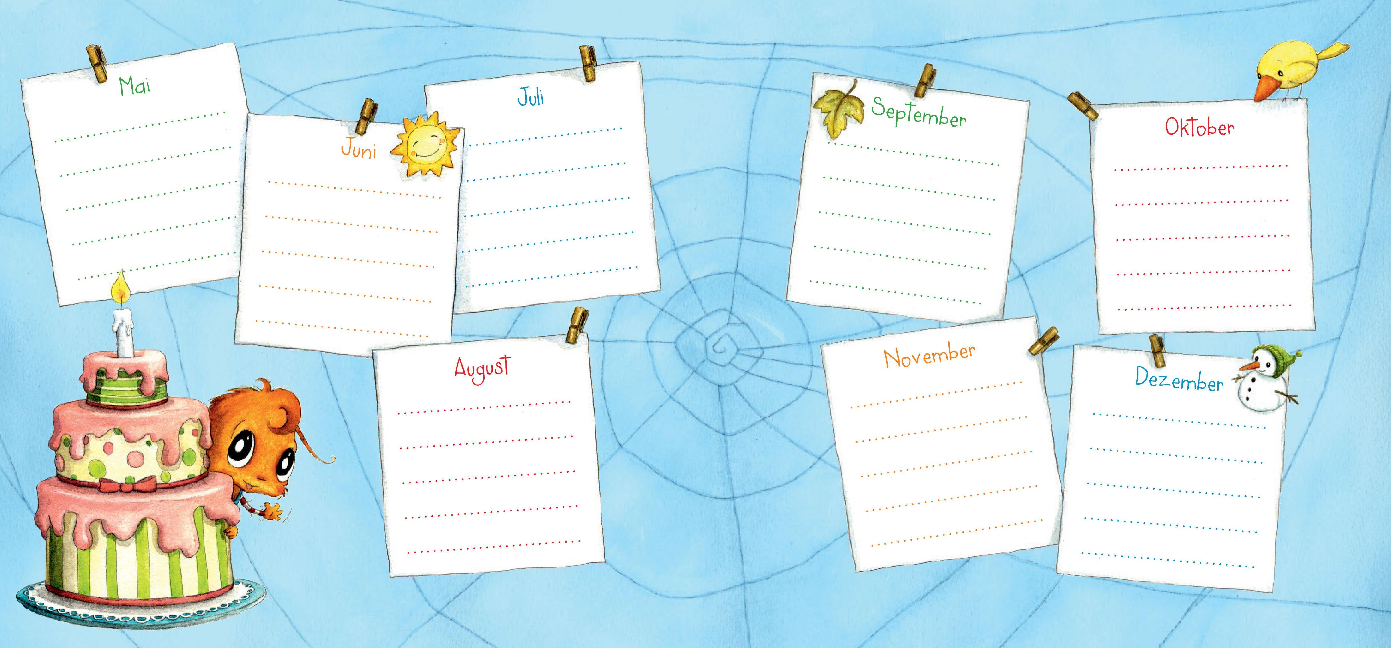 Beispielinhalt (Bild) Die kleine Spinne Widerlich - Meine Kindergartenfreunde