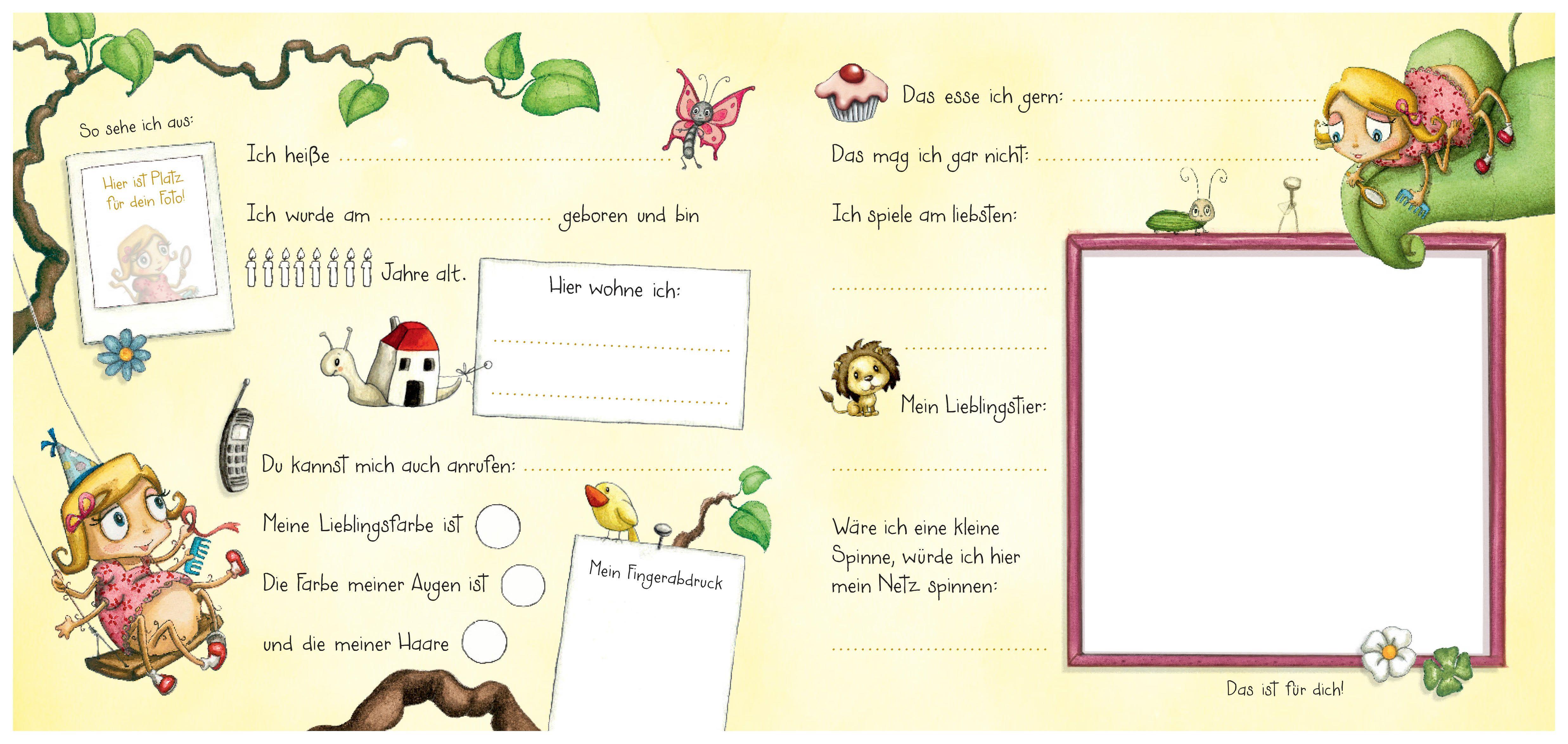 Beispielinhalt (Bild) Die kleine Spinne Widerlich - Meine Kindergartenfreunde