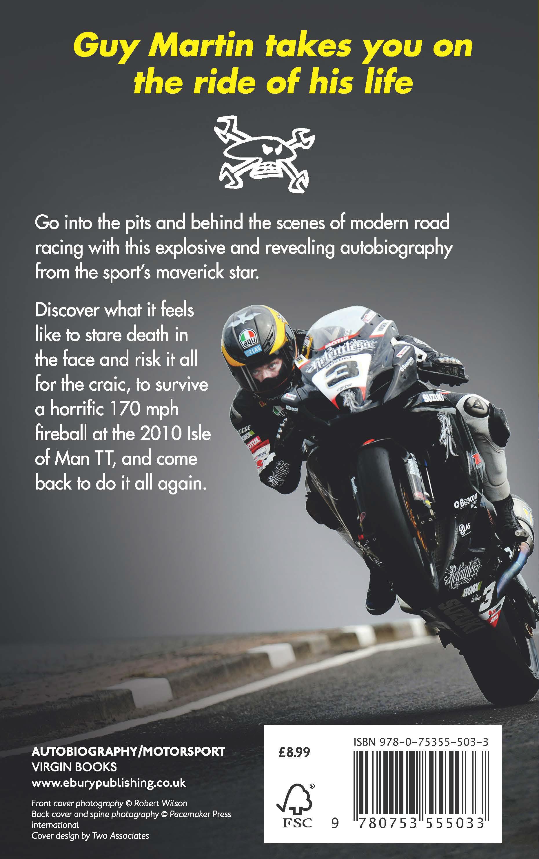 Rückseitencover Guy Martin: My Autobiography