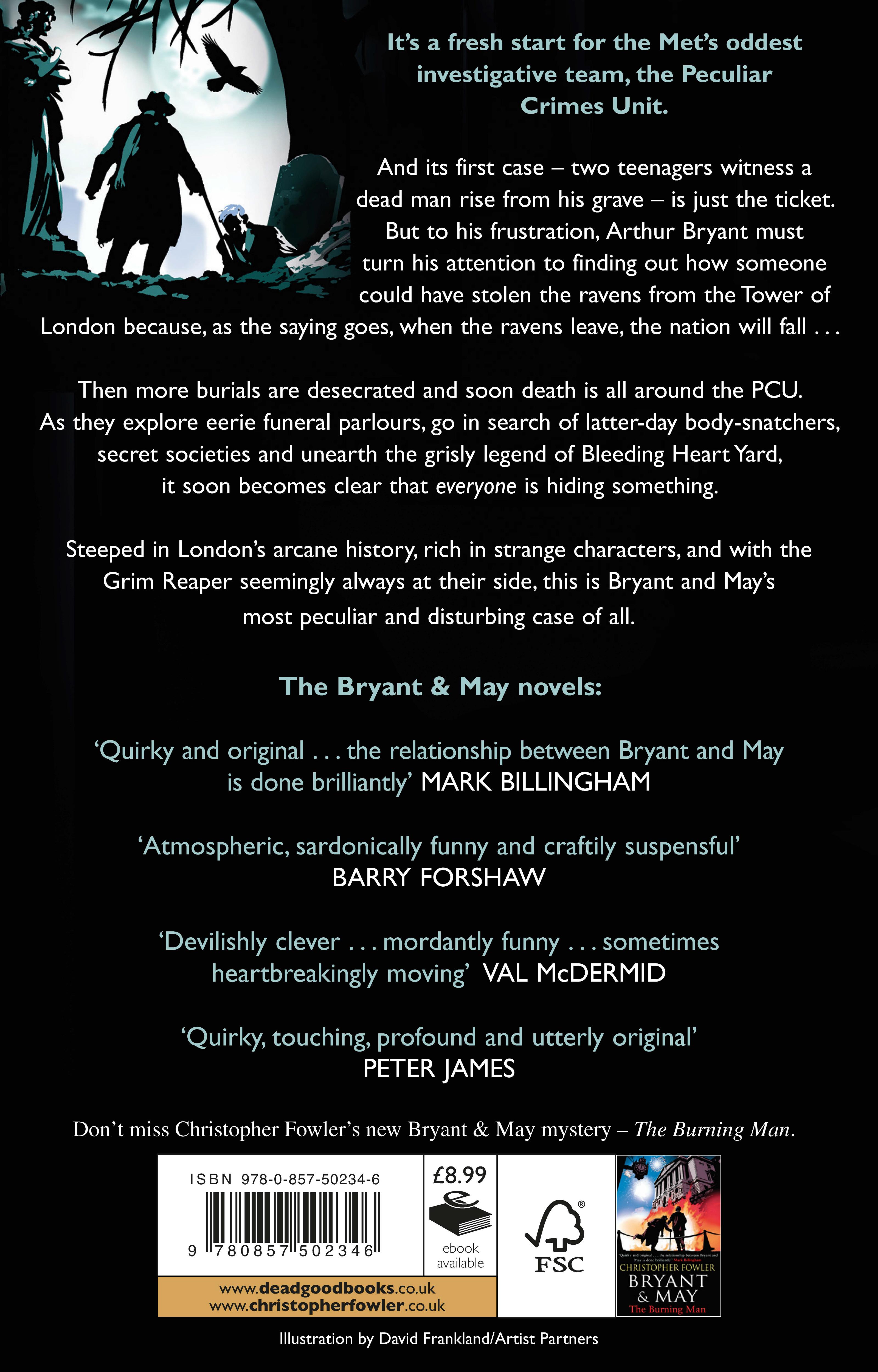 Rückseitencover Bryant & May - The Bleeding Heart