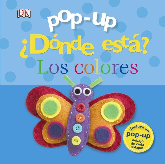 Vorderes Coverbild Pop-up ¿Dónde está? Los colores