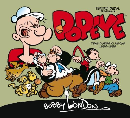 Vorderes Coverbild Popeye, Tiras diarias clásicas de Bobby London 1986-1989