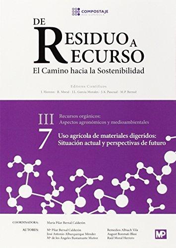 Vorderes Coverbild Uso agrícola de materiales digeridos : situación actual y perspectivas de futuro