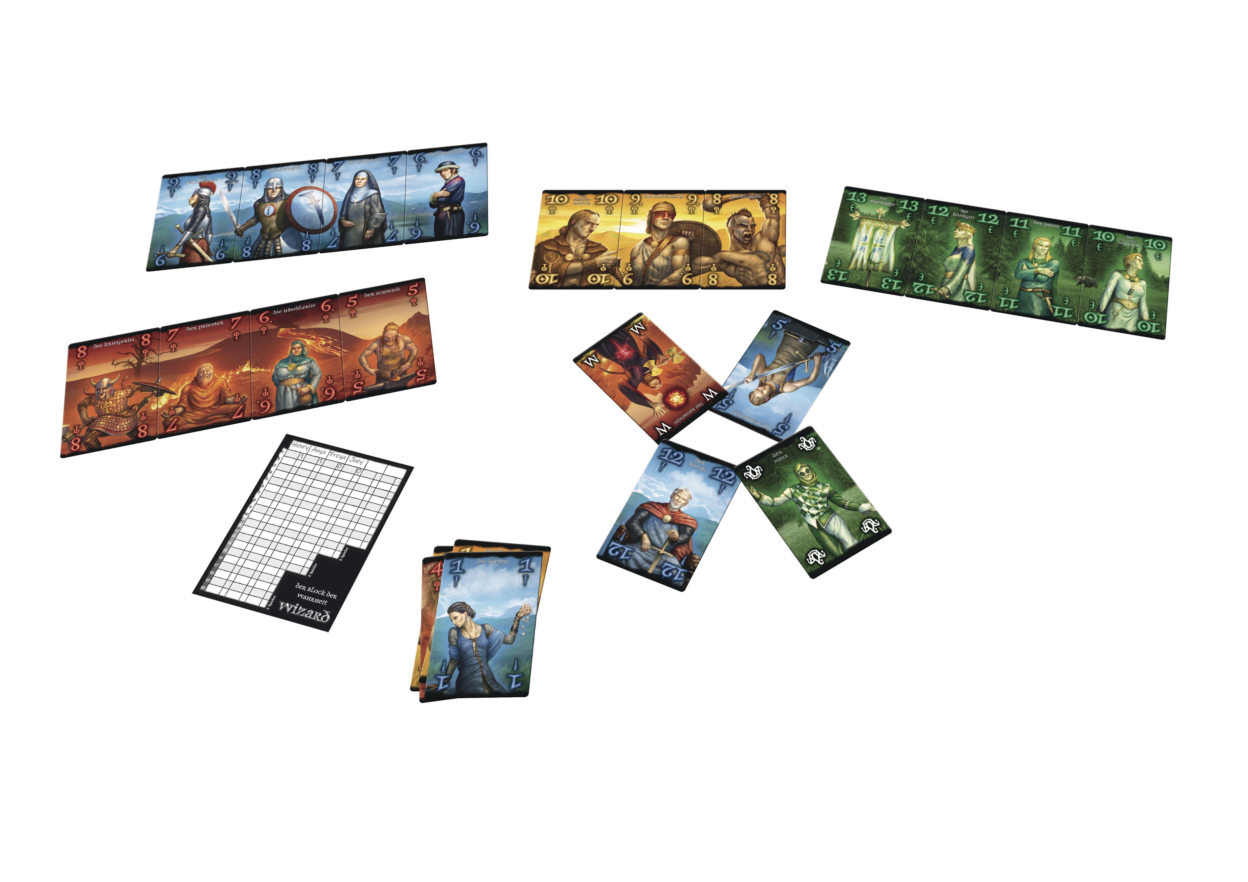 Beispielinhalt (Bild) Wizard. Kartenspiel