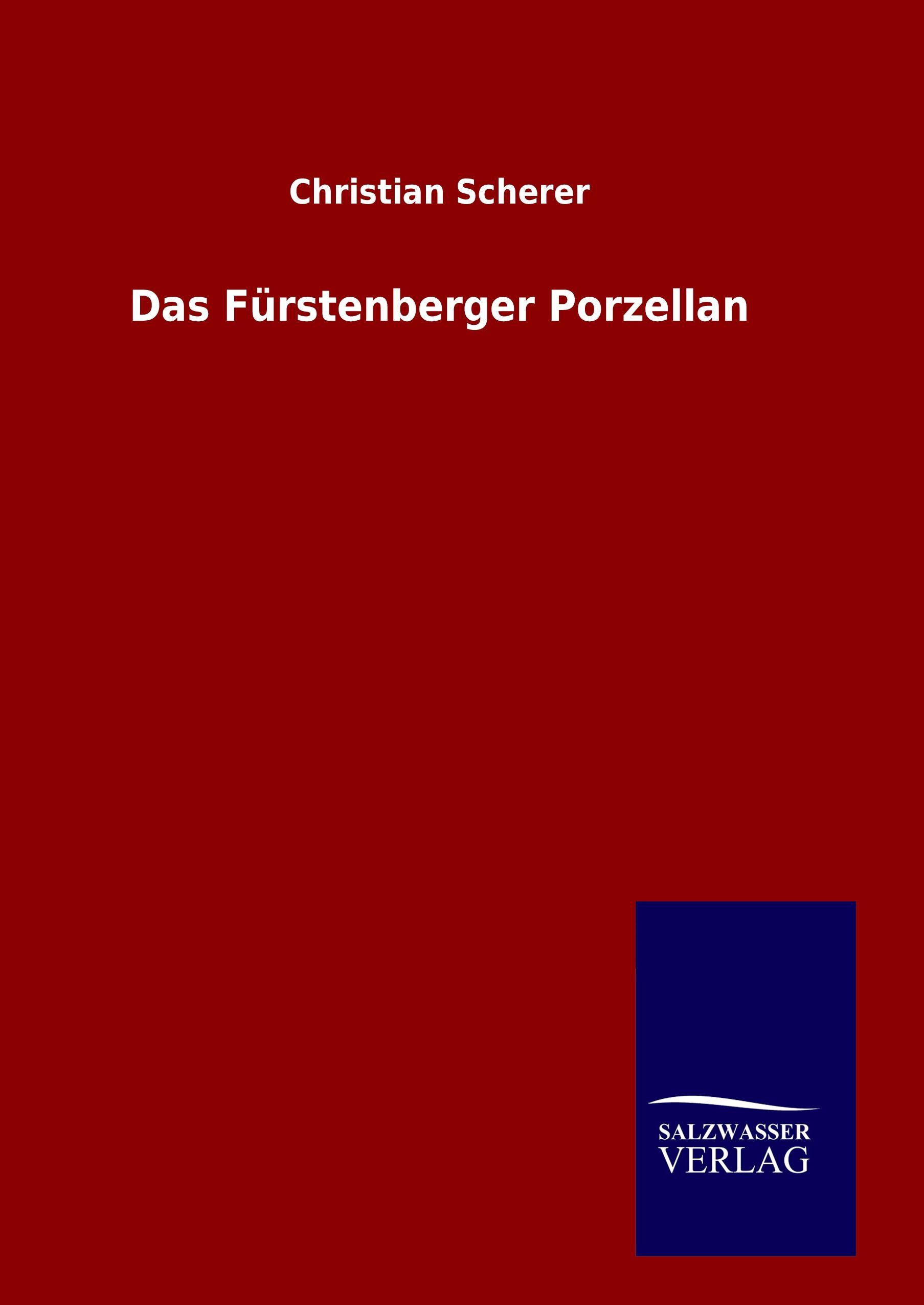 Vorderes Coverbild Das Fürstenberger Porzellan