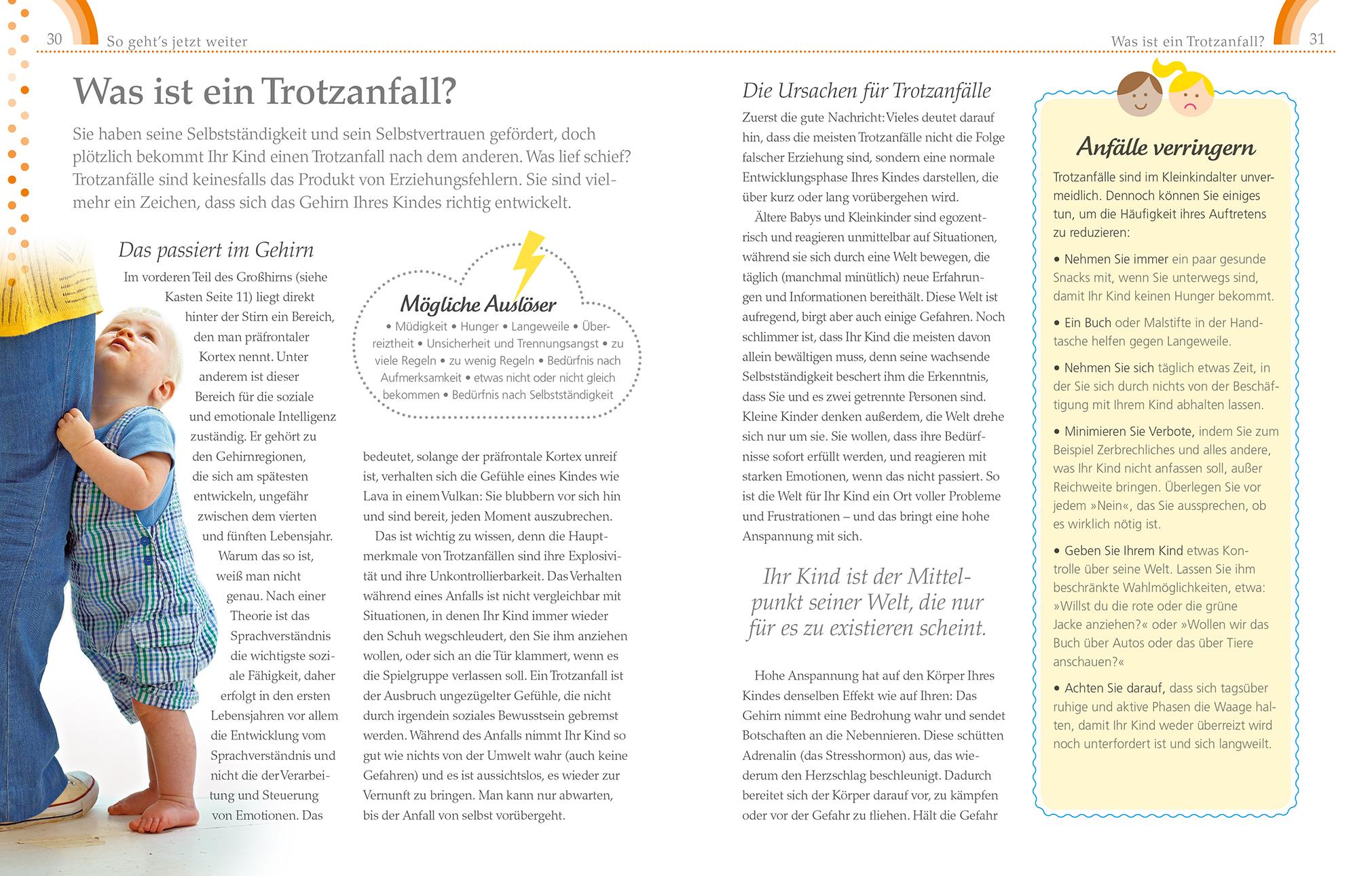 Beispielinhalt (Bild) ElternWissen. Entspannt durch die Trotzphase
