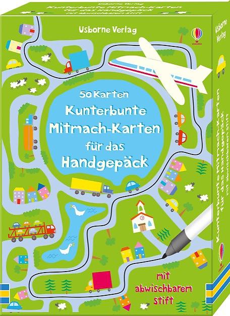 Vorderes Coverbild Kunterbunte Mitmach-Karten für das Handgepäck
