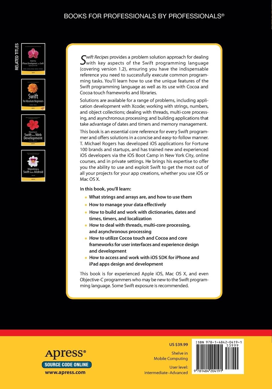 Rückseitencover Swift Recipes