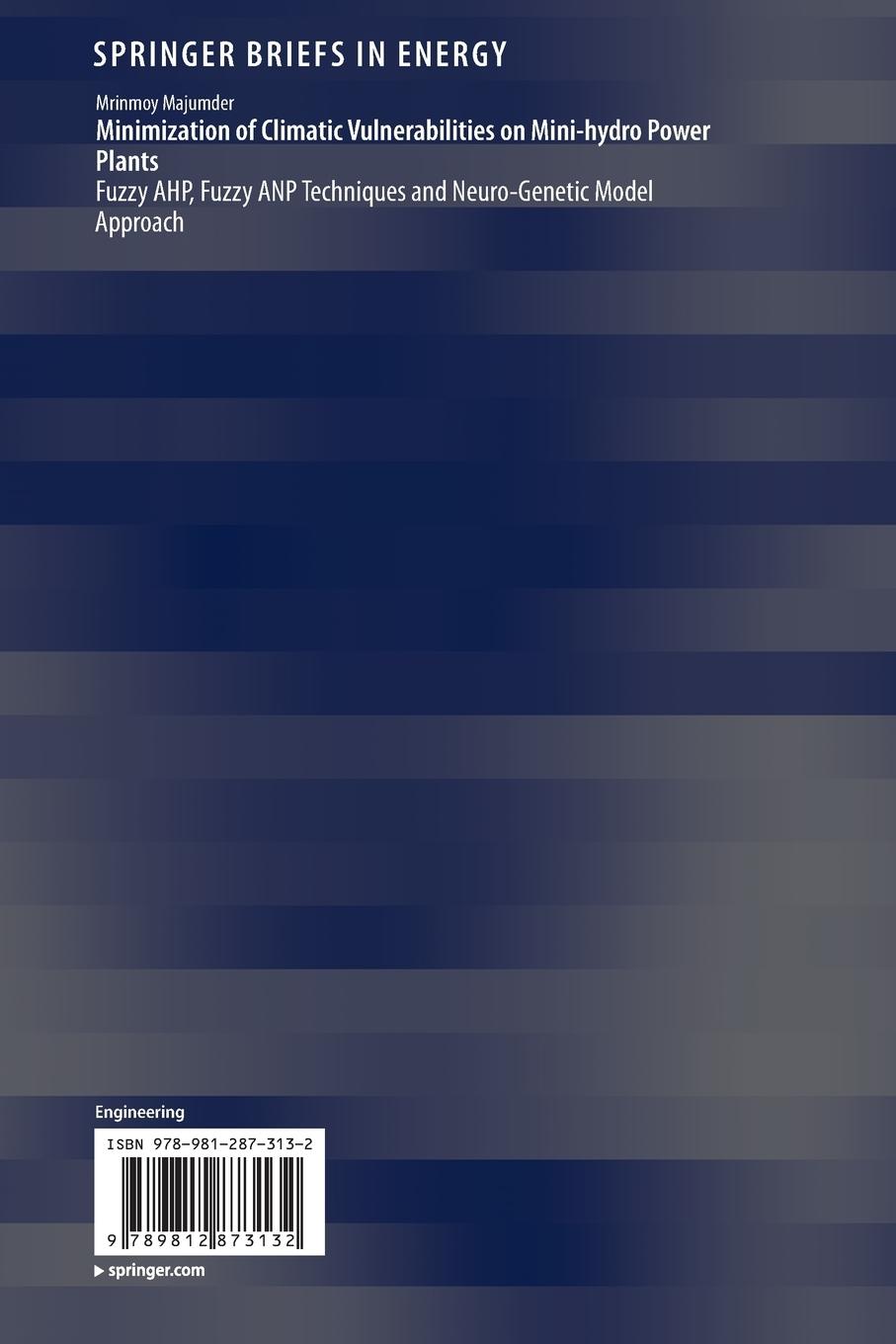 Rückseitencover Minimization of Climatic Vulnerabilities on Mini-hydro Power Plants