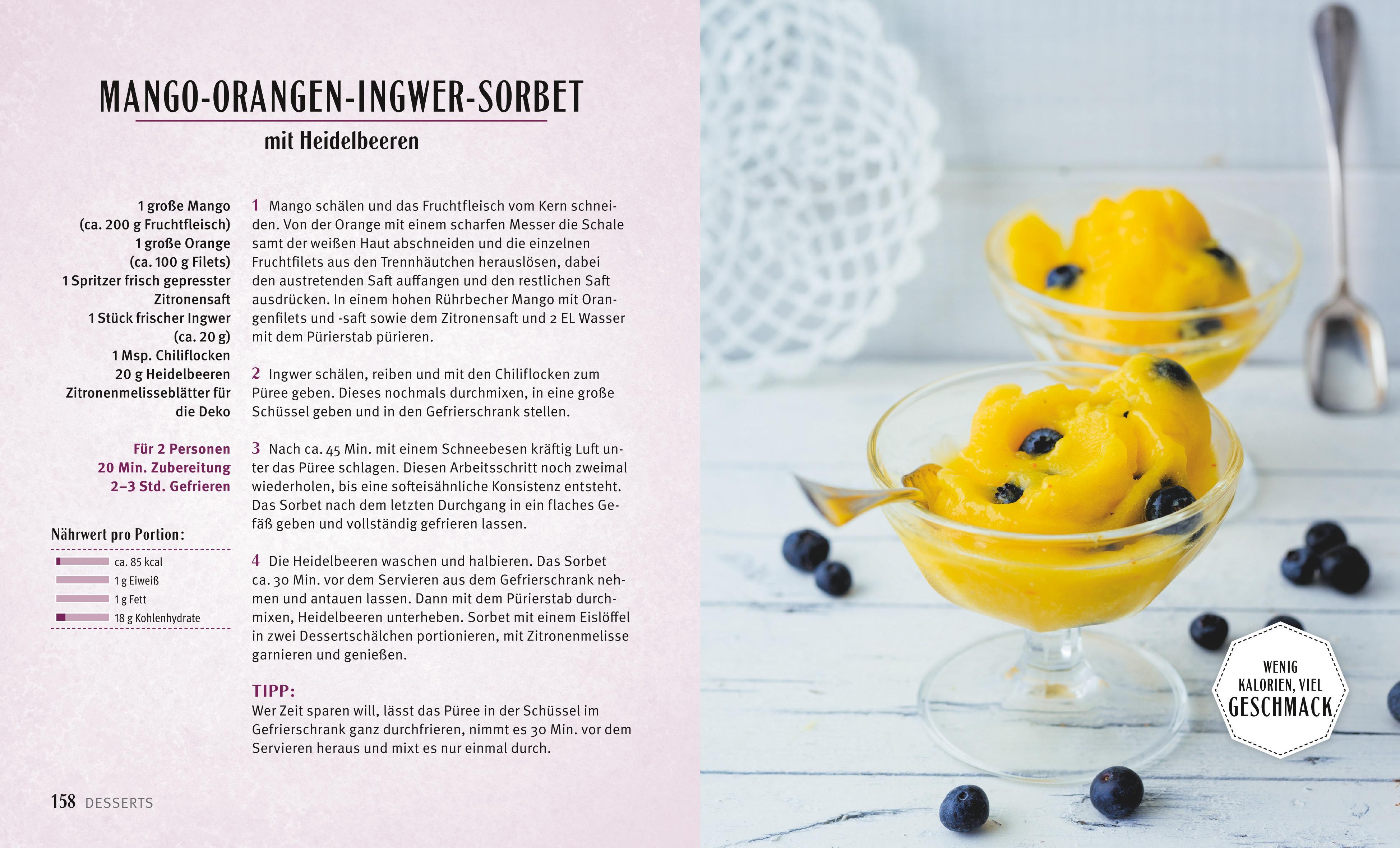 Beispielinhalt (Bild) Diabetes-Kochbuch