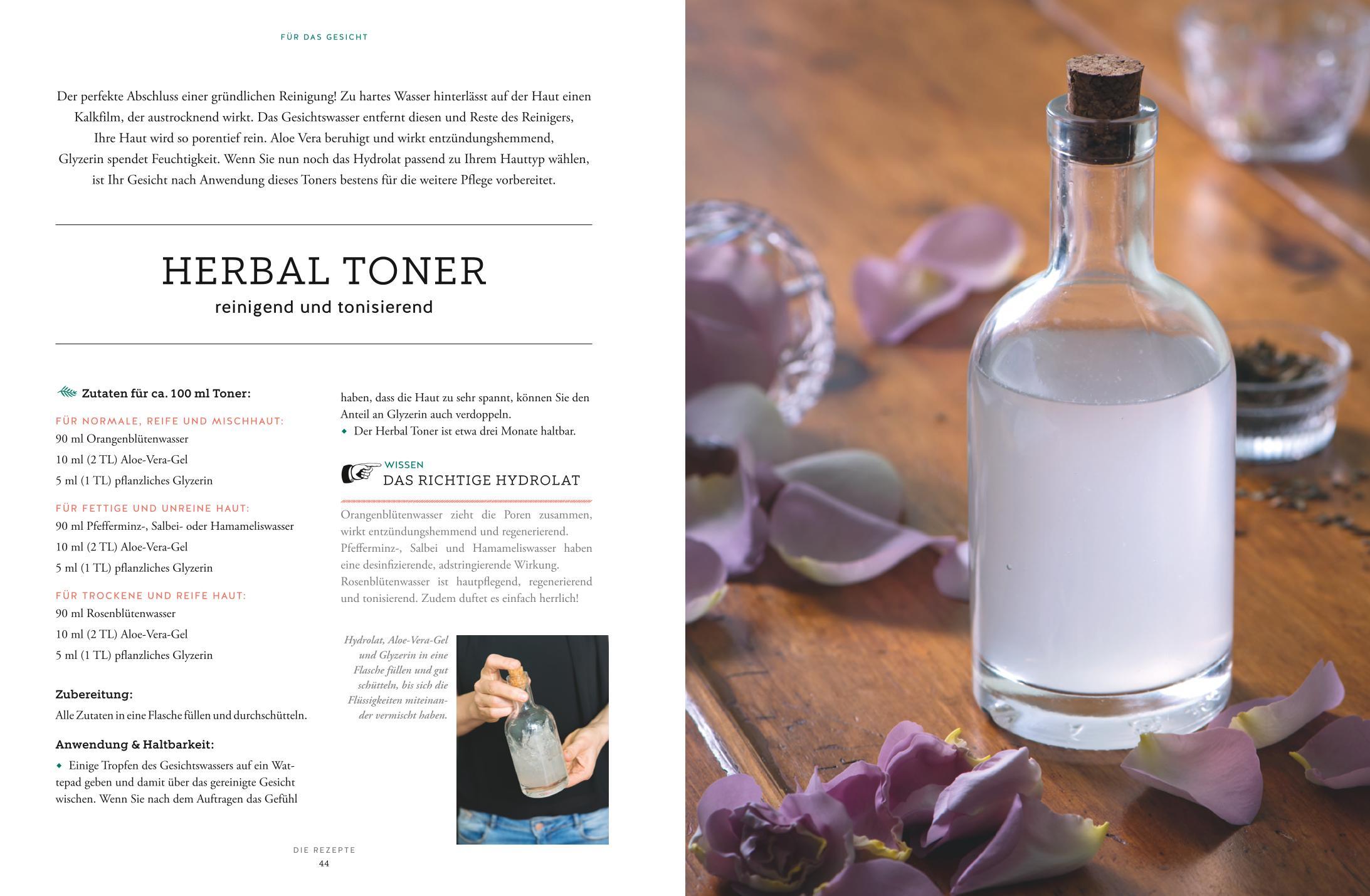 Beispielinhalt (Bild) The Glow - Naturkosmetik selber machen