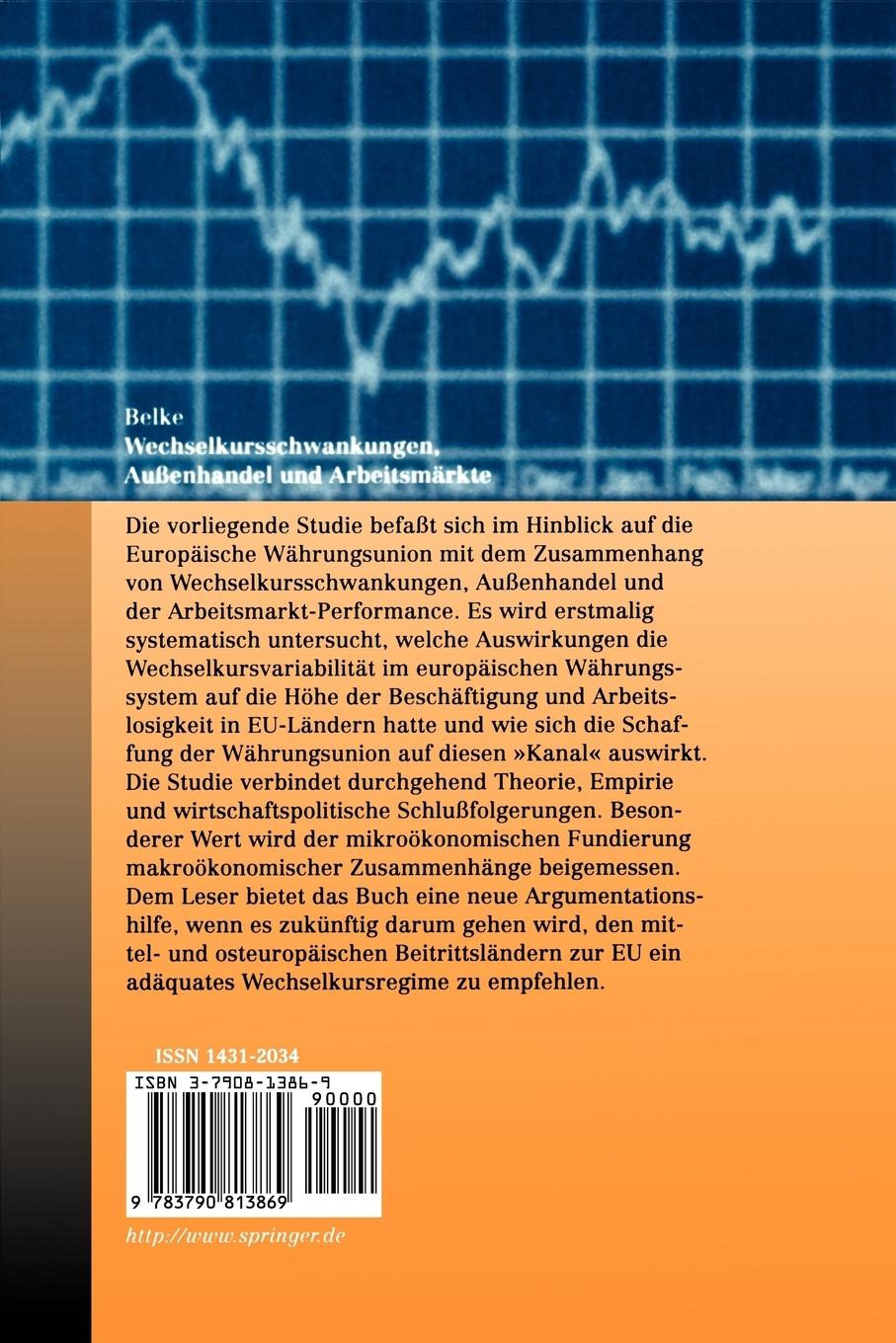 Rückseitencover Wechselkursschwankungen, Außenhandel und Arbeitsmärkte