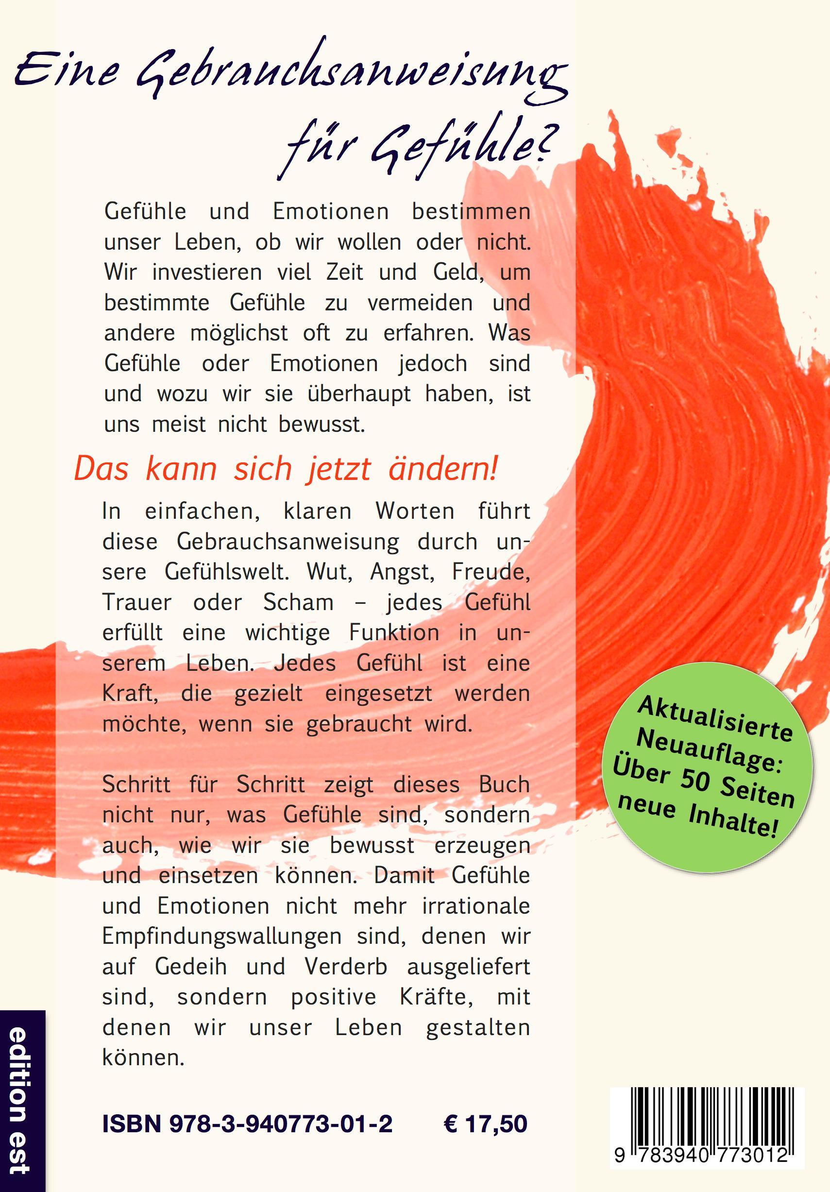 Rückseitencover Gefühle & Emotionen - Eine Gebrauchsanweisung