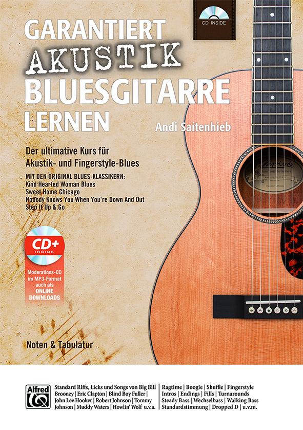 Vorderes Coverbild Garantiert Akustik Bluesgitarre lernen