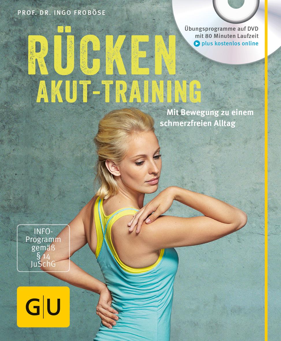 Vorderes Coverbild Rücken-Akut-Training (mit DVD)