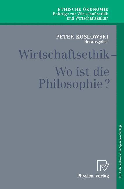 Vorderes Coverbild Wirtschaftsethik