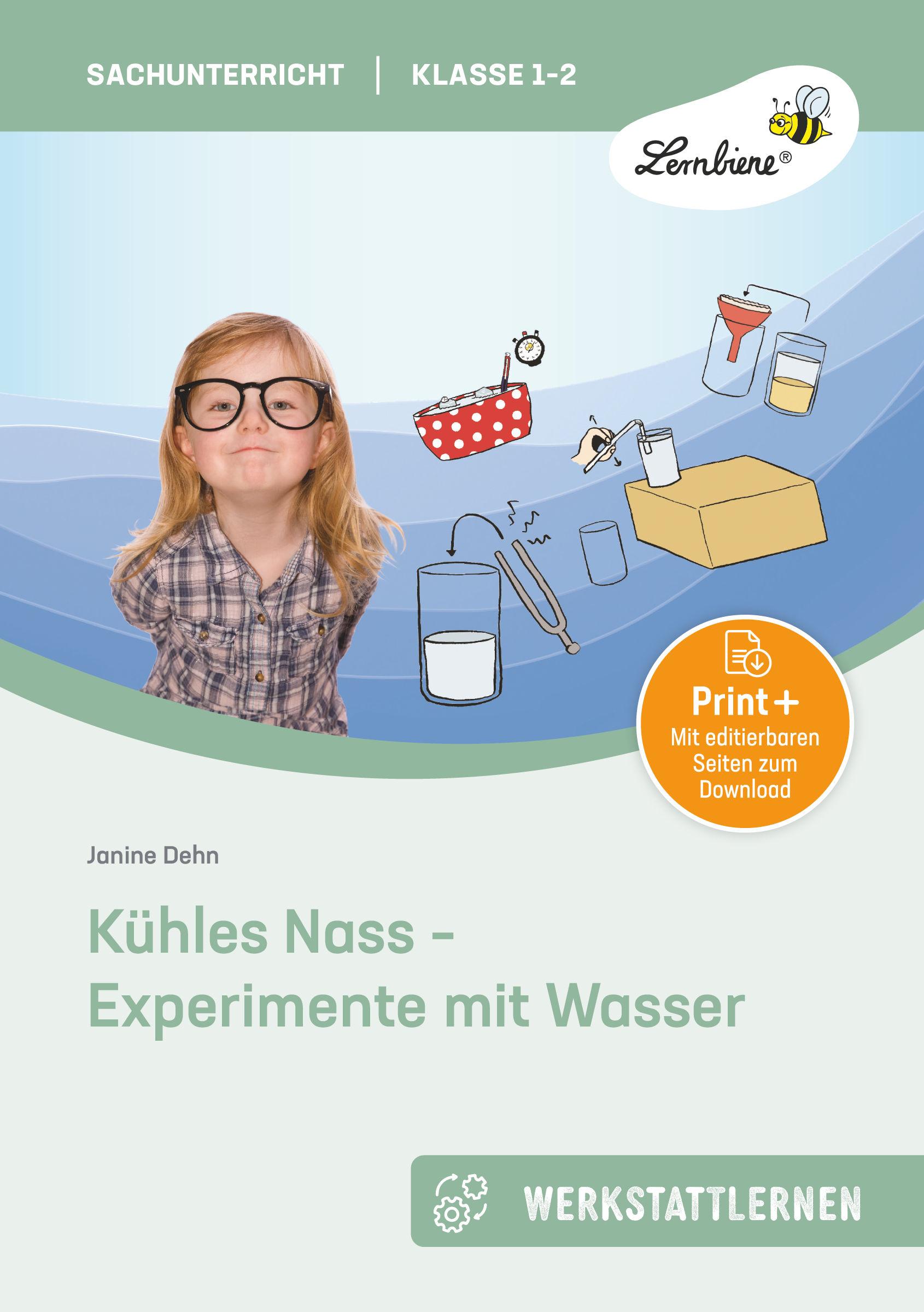 Vorderes Coverbild Kühles Nass - Experimente mit Wasser. Grundschule, Sachunterricht, Klasse 1-2