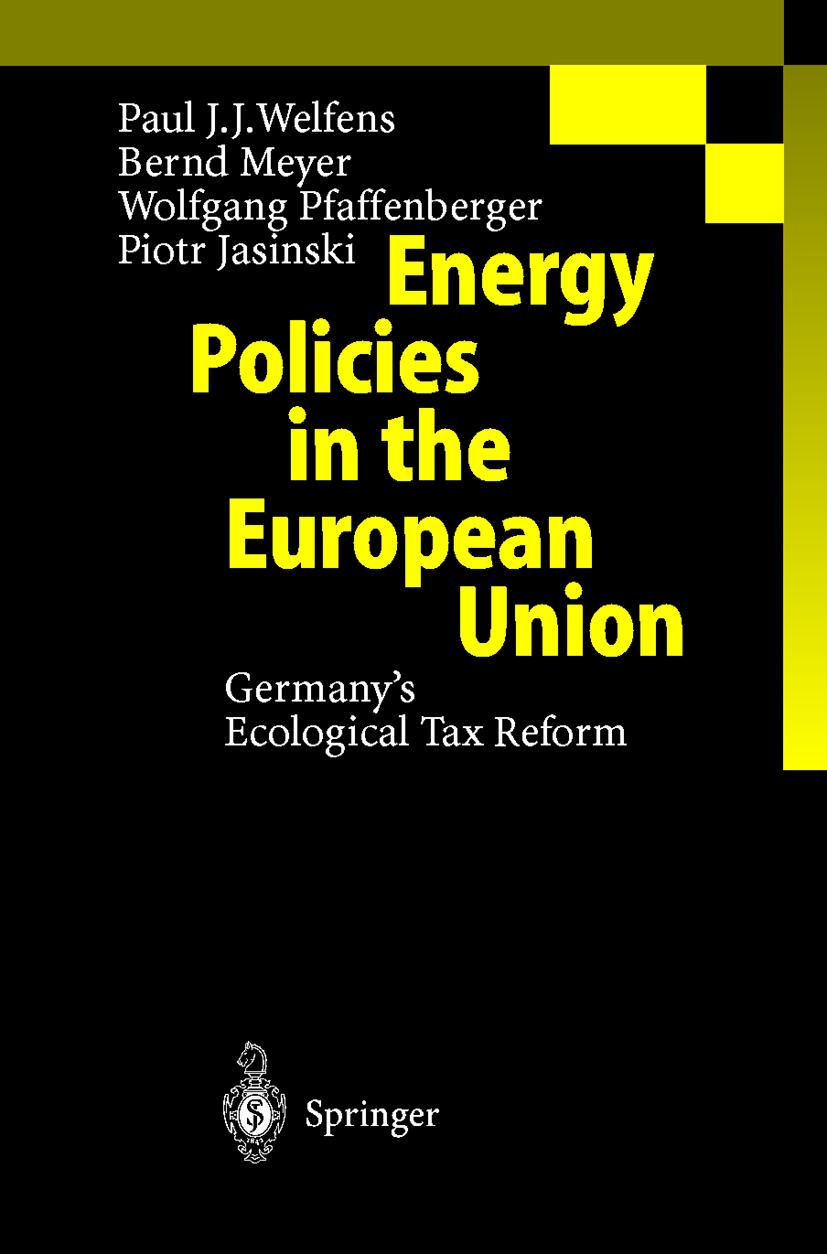 Vorderes Coverbild Energy Policies in the European Union