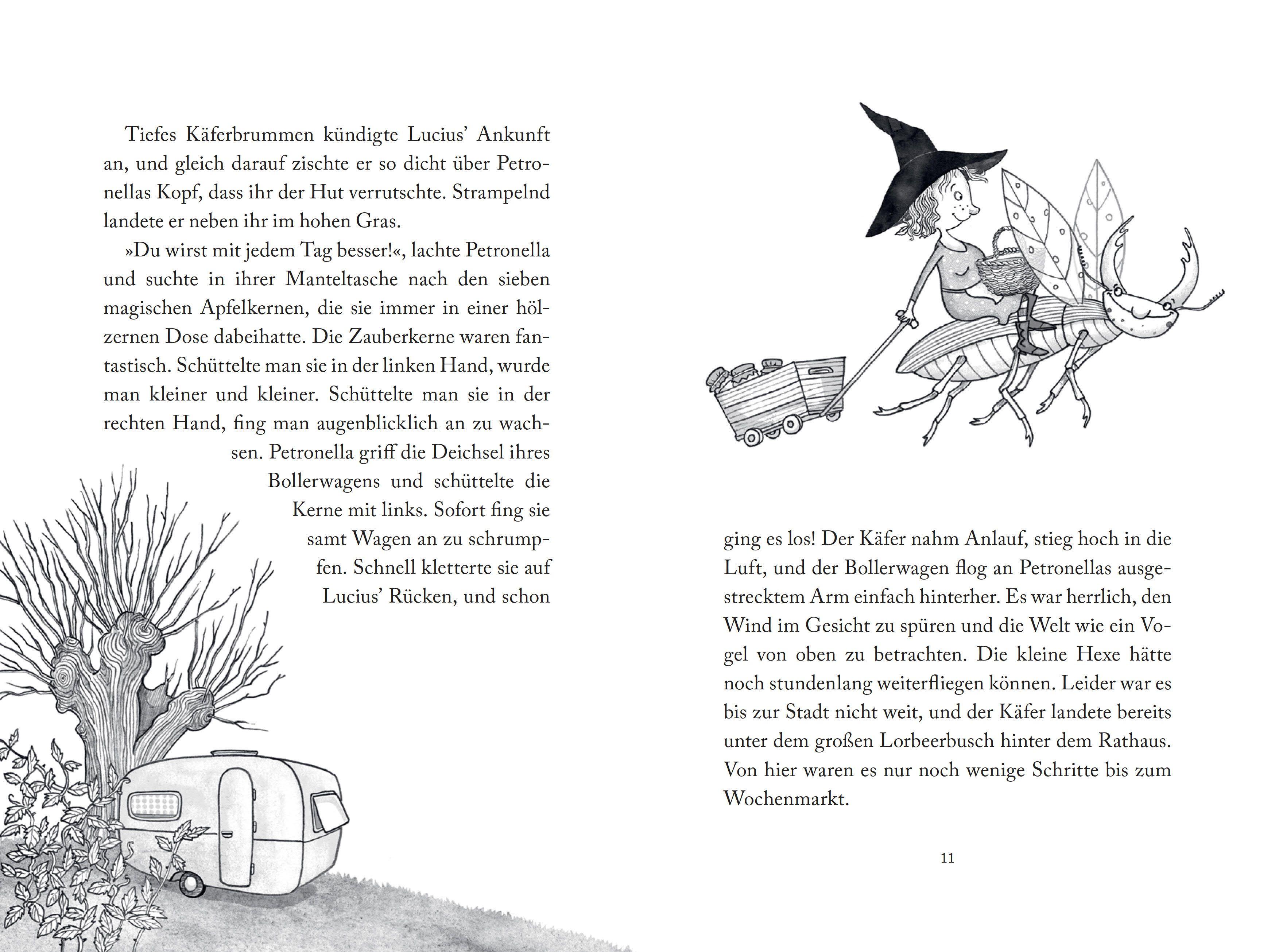 Beispielinhalt (Bild) Petronella Apfelmus 02 - Zauberschlaf und Knallfroschchaos