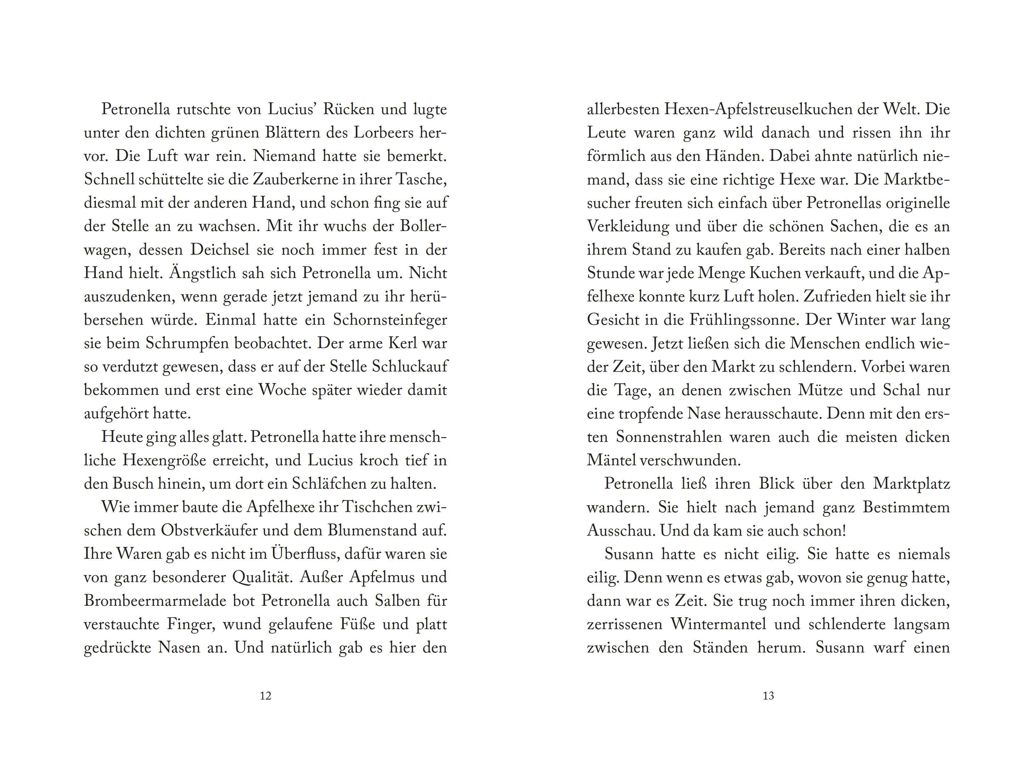 Beispielinhalt (Bild) Petronella Apfelmus 02 - Zauberschlaf und Knallfroschchaos