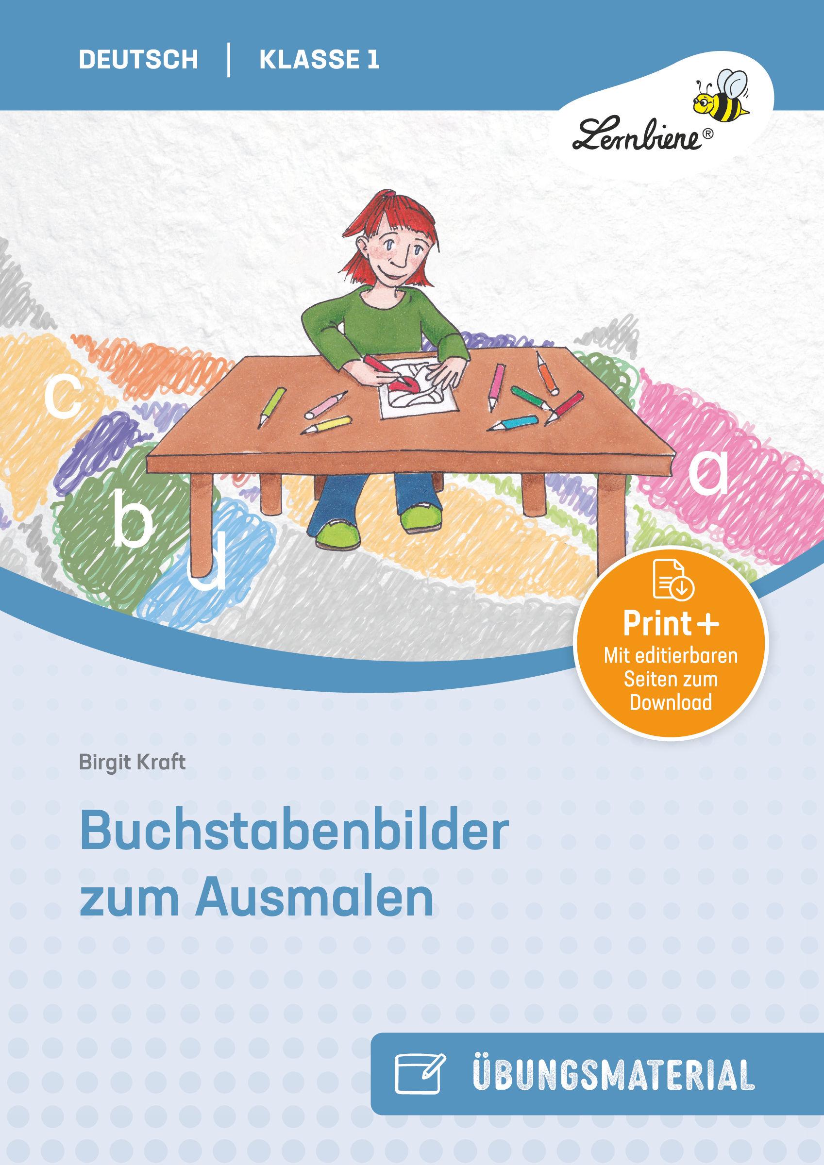 Vorderes Coverbild Buchstabenbilder zum Ausmalen
