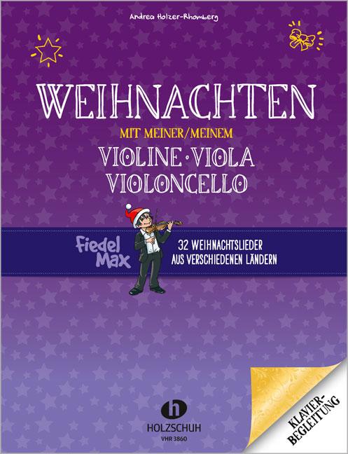 Vorderes Coverbild Weihnachten mit meiner/meinem Violine, Viola, Vc