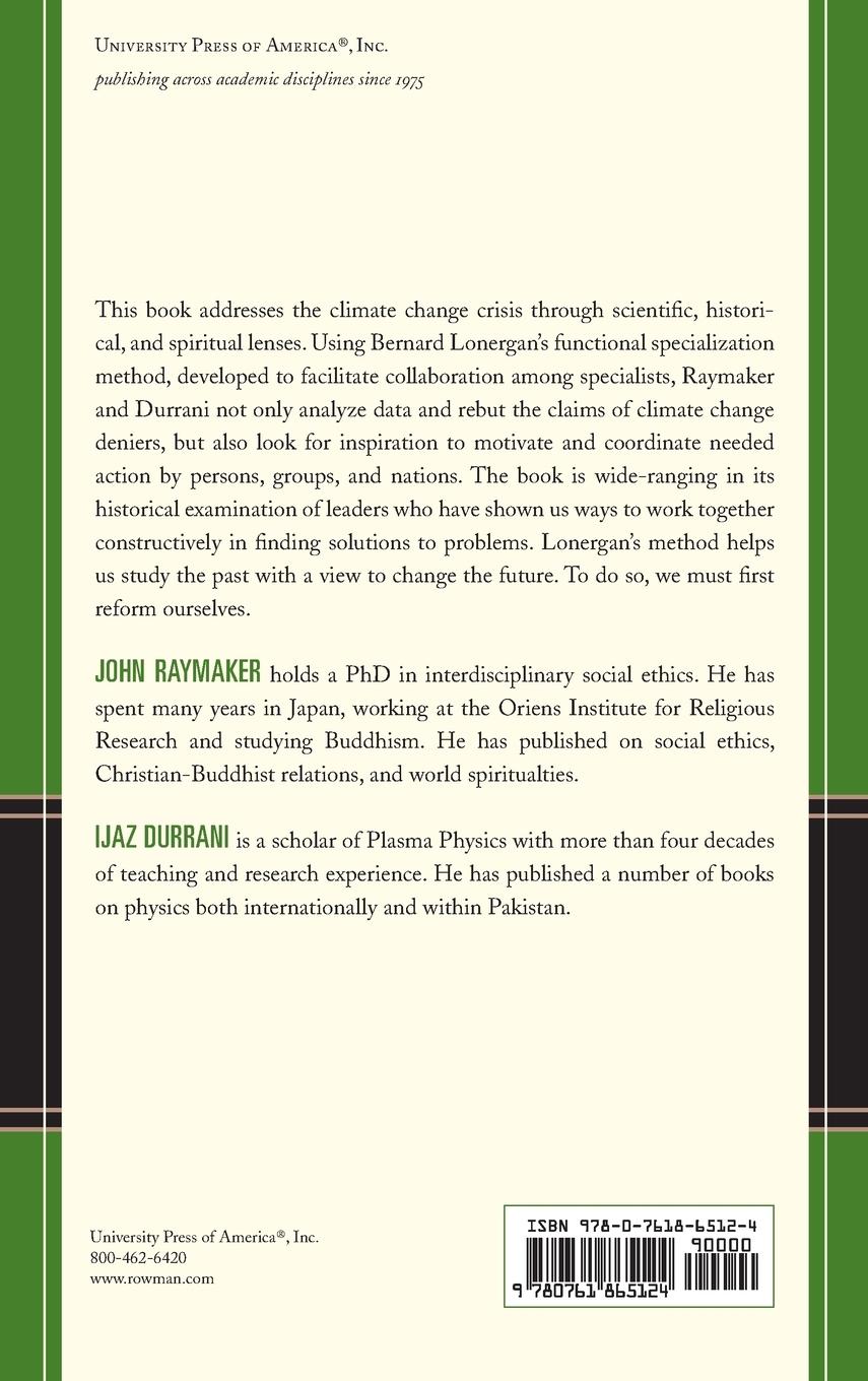 Rückseitencover Empowering Climate-Change Strategies with Bernard Lonergan's Method