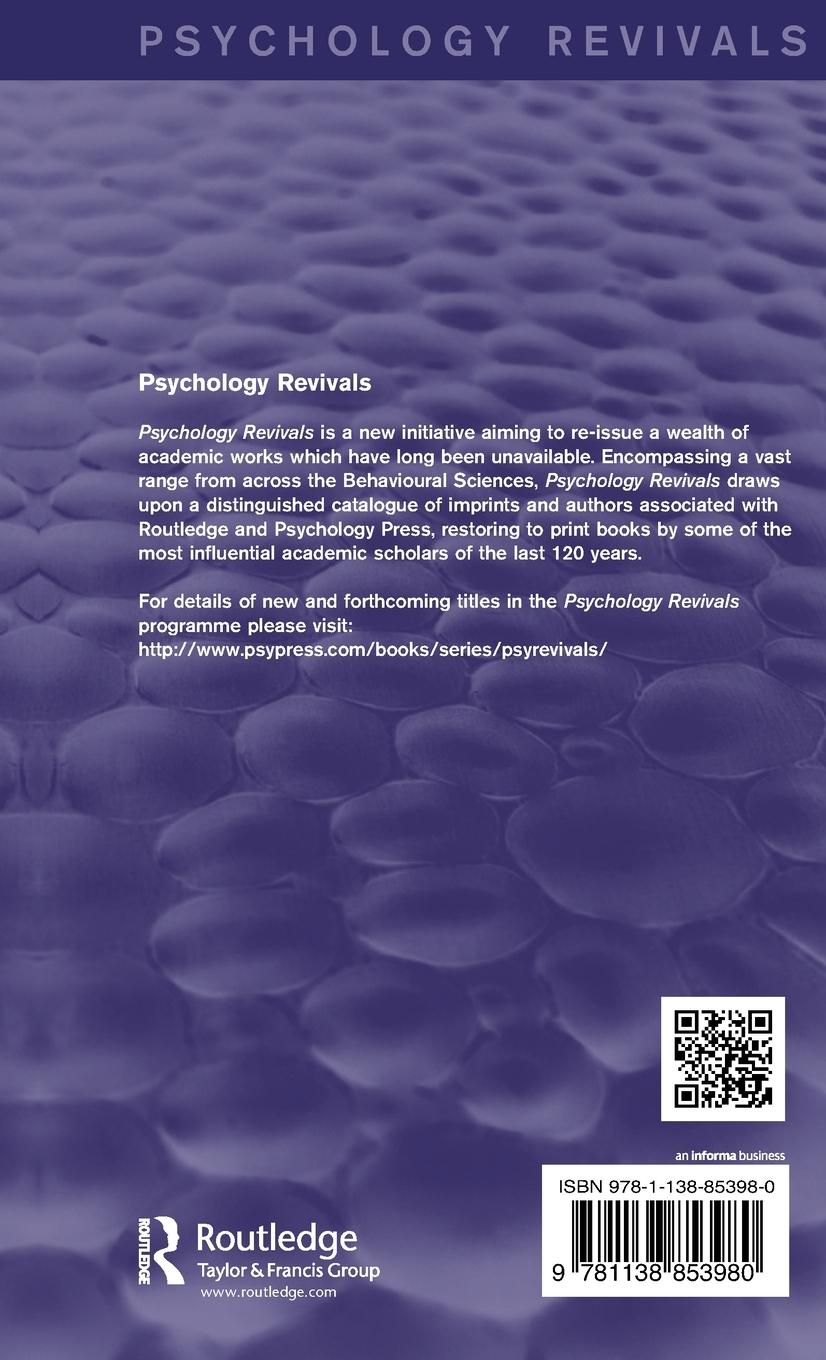 Rückseitencover Structuralism (Psychology Revivals)