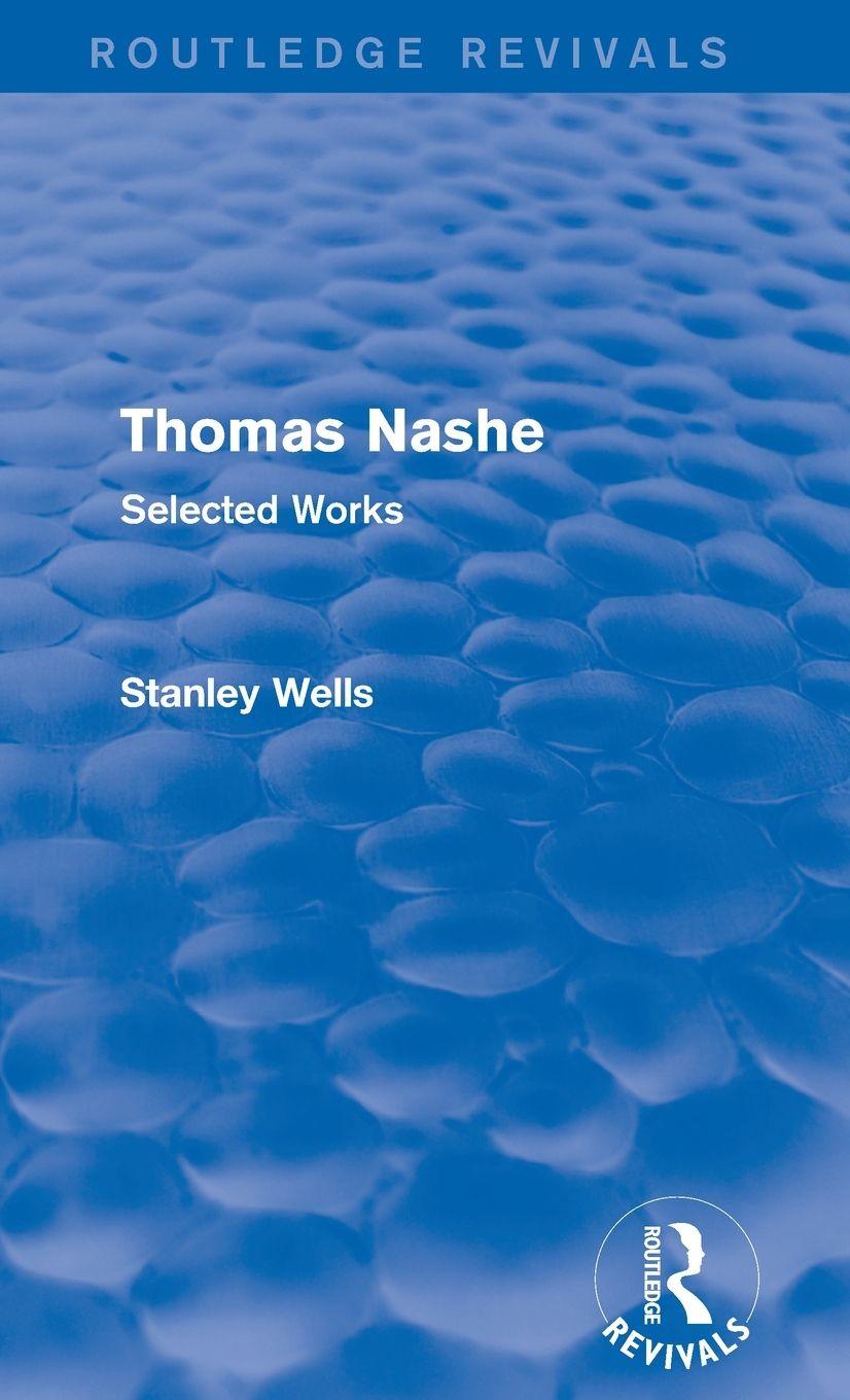 Vorderes Coverbild Thomas Nashe (Routledge Revivals)
