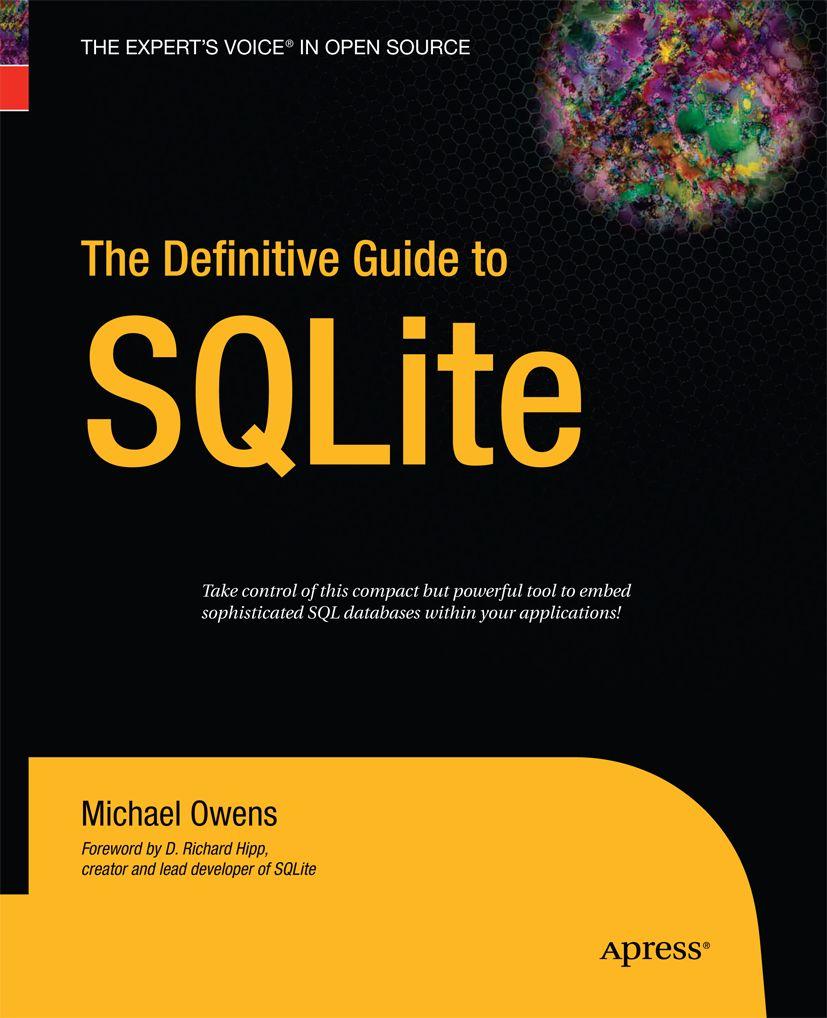 Vorderes Coverbild The Definitive Guide to SQLite