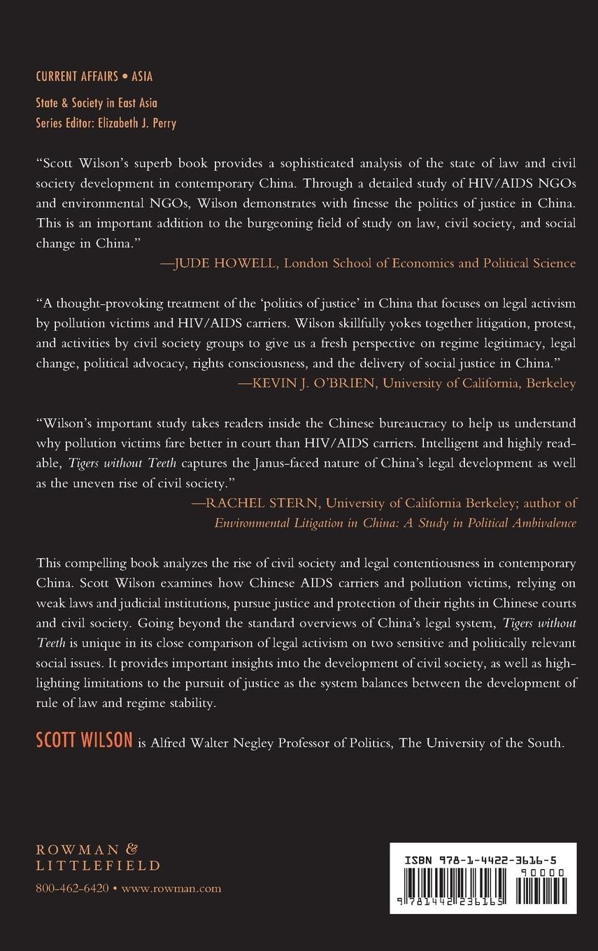 Rückseitencover Tigers without Teeth